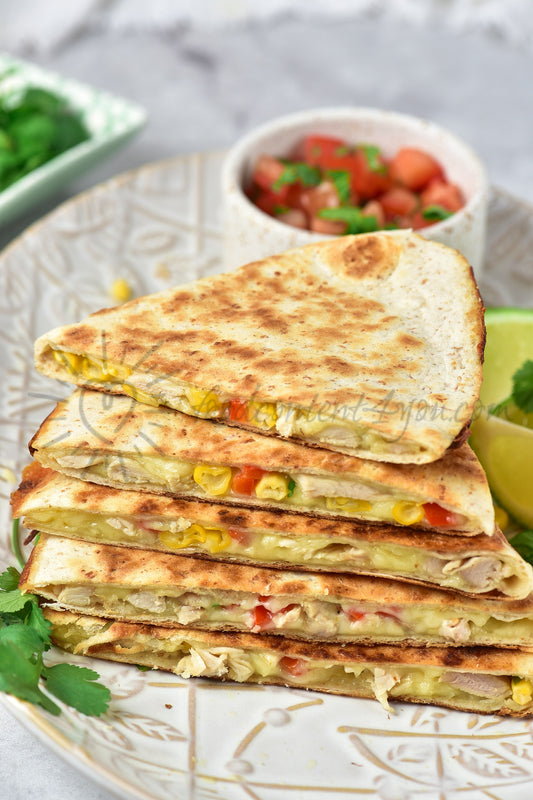 Leftover Turkey Quesadillas - Set 1 of 5