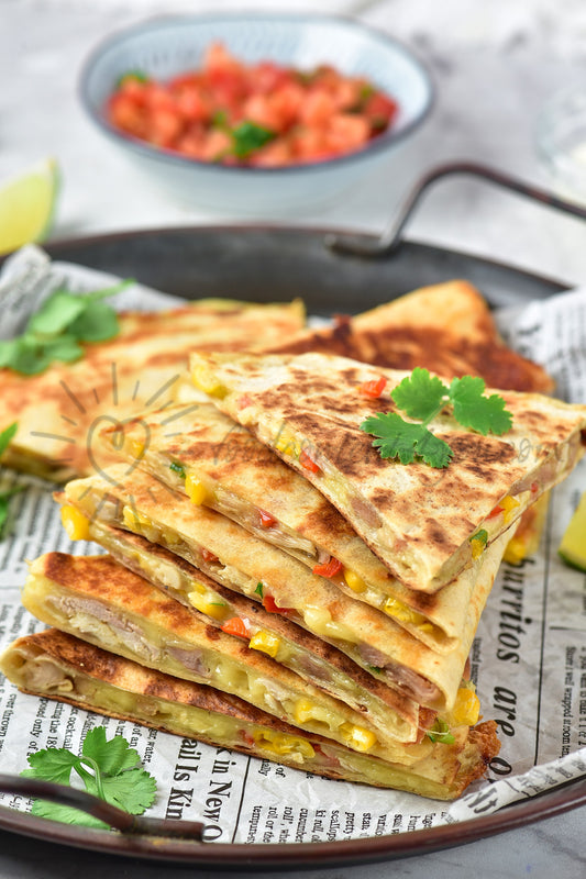 Leftover Turkey Quesadillas - Set 4 of 5