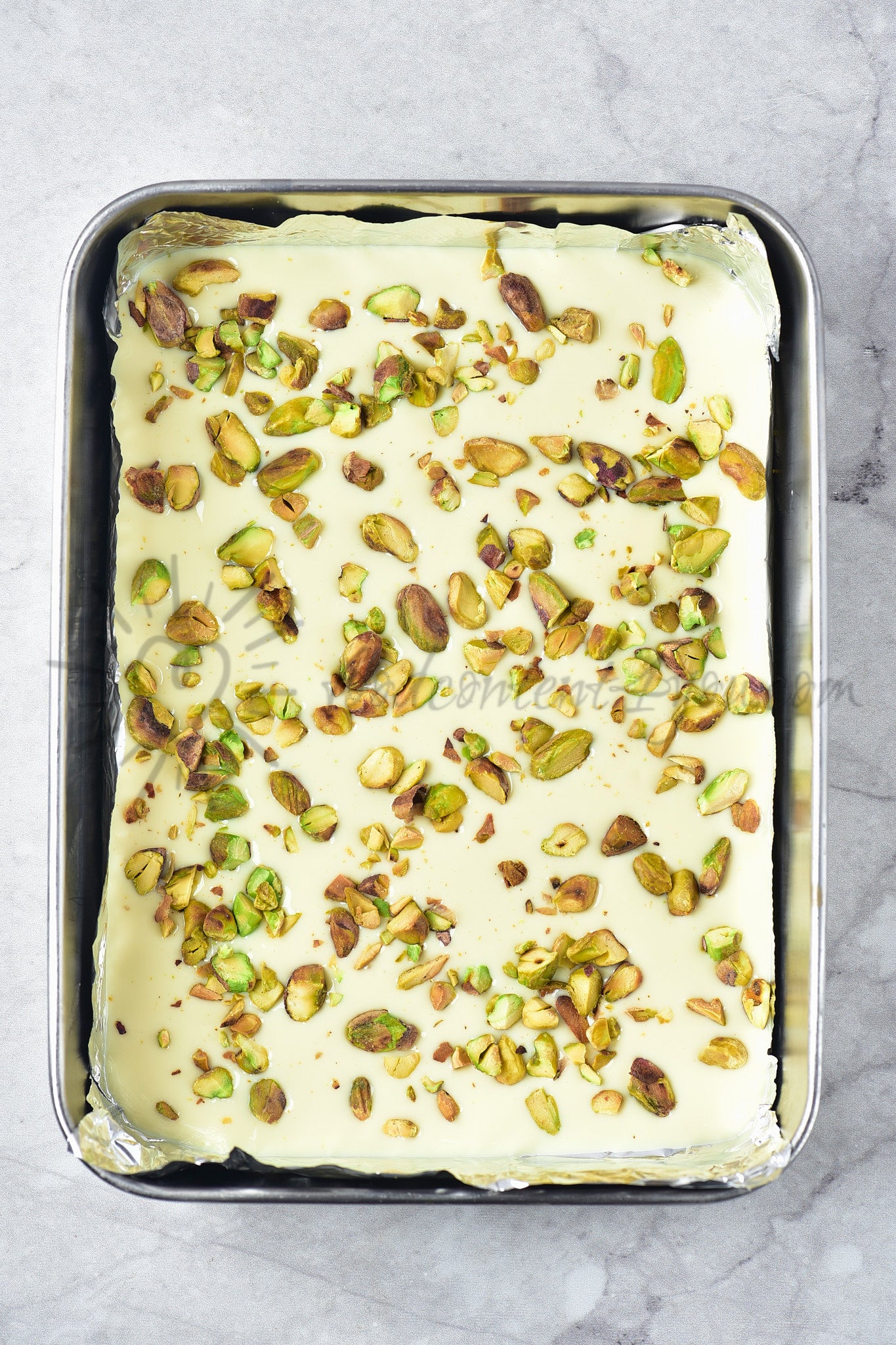 White Chocolate Bark with Cranberry and Pistachio - Set 3 of 5