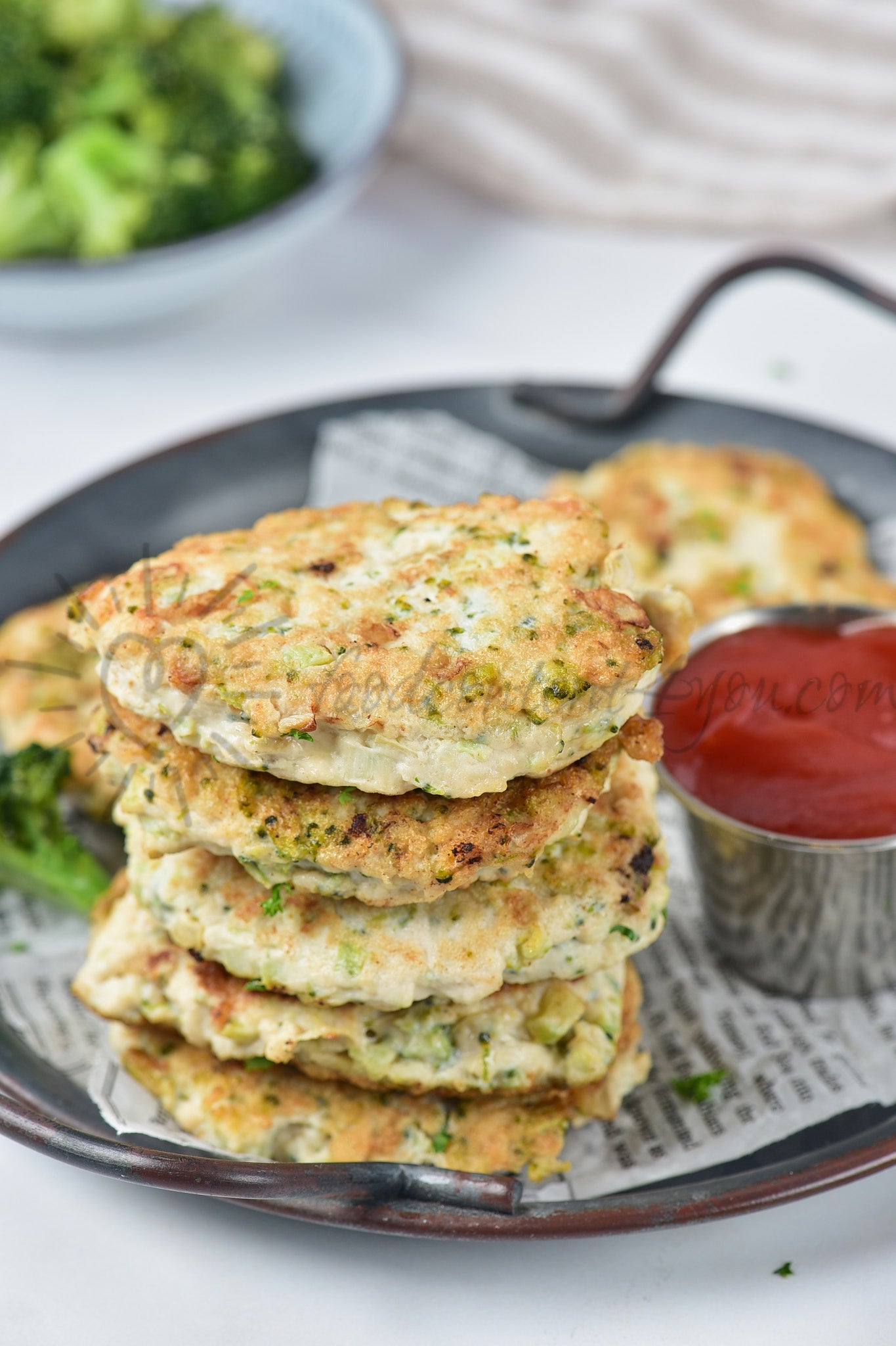Chicken Broccoli Patties - Set 4 of 5