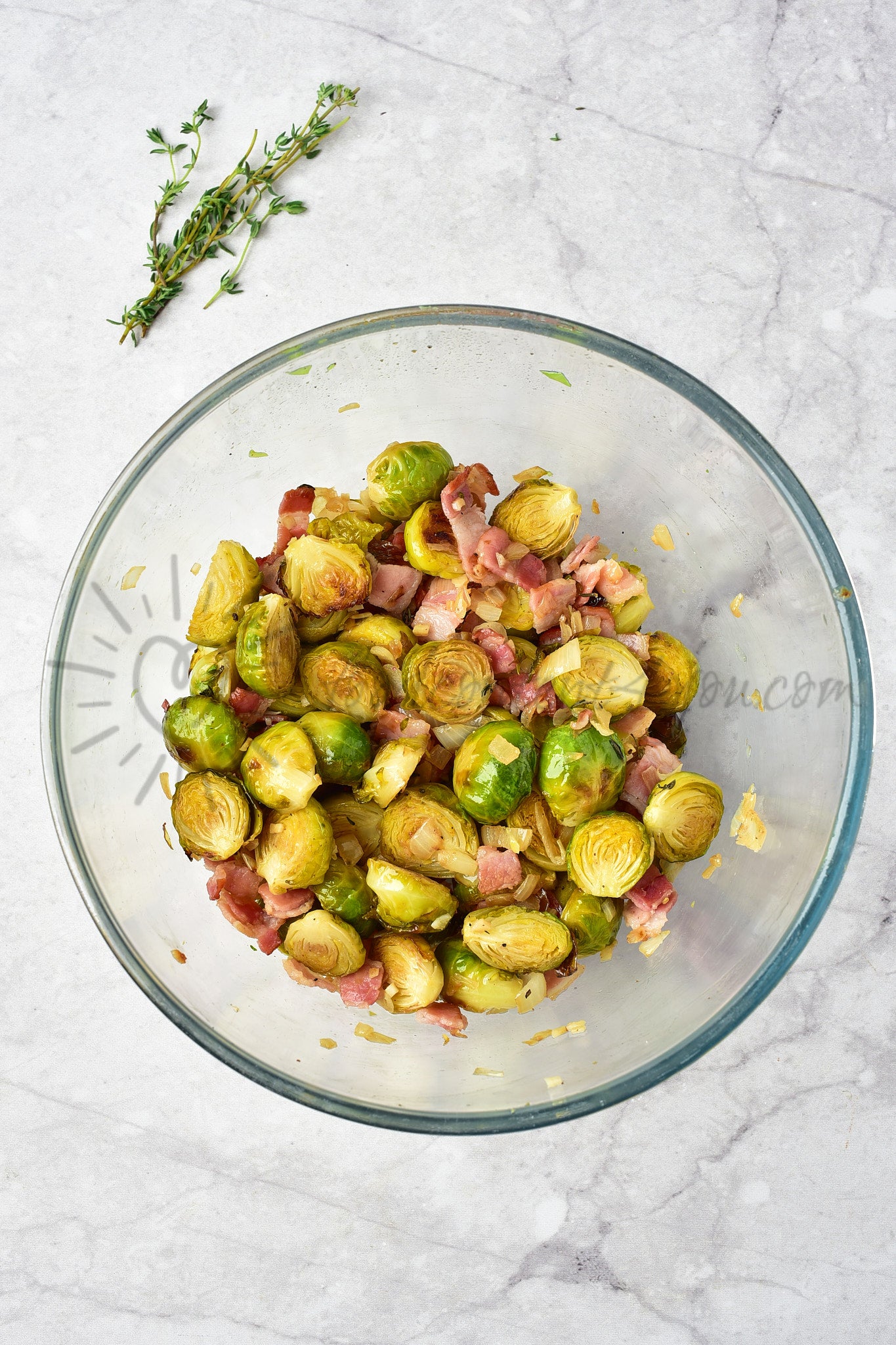 Balsamic Bacon Brussels Sprouts