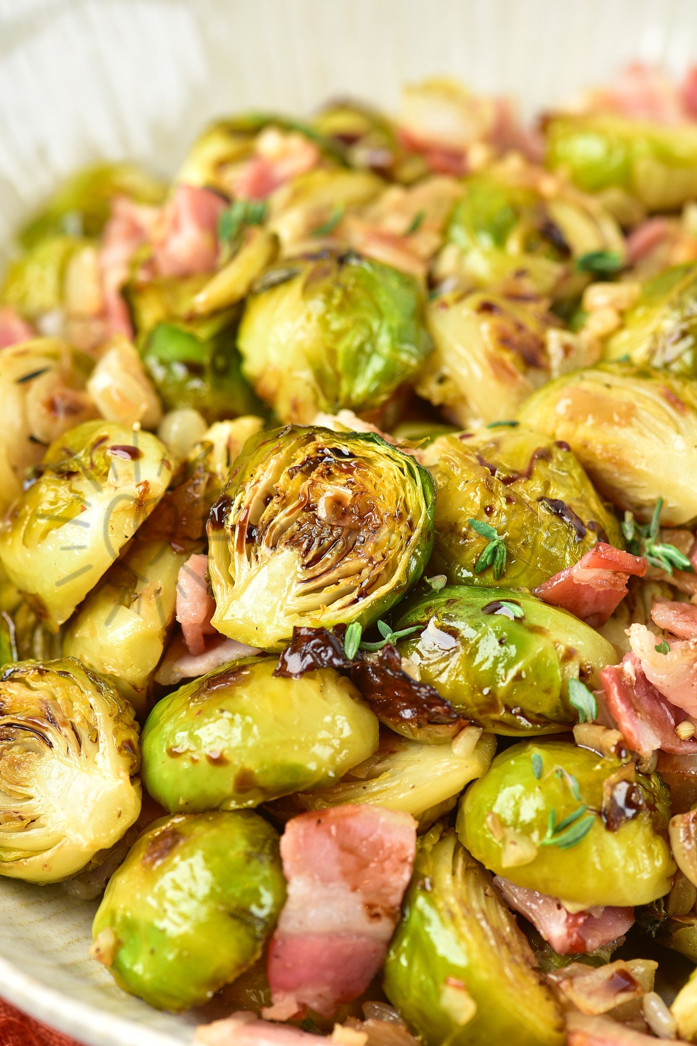 Balsamic Bacon Brussels Sprouts