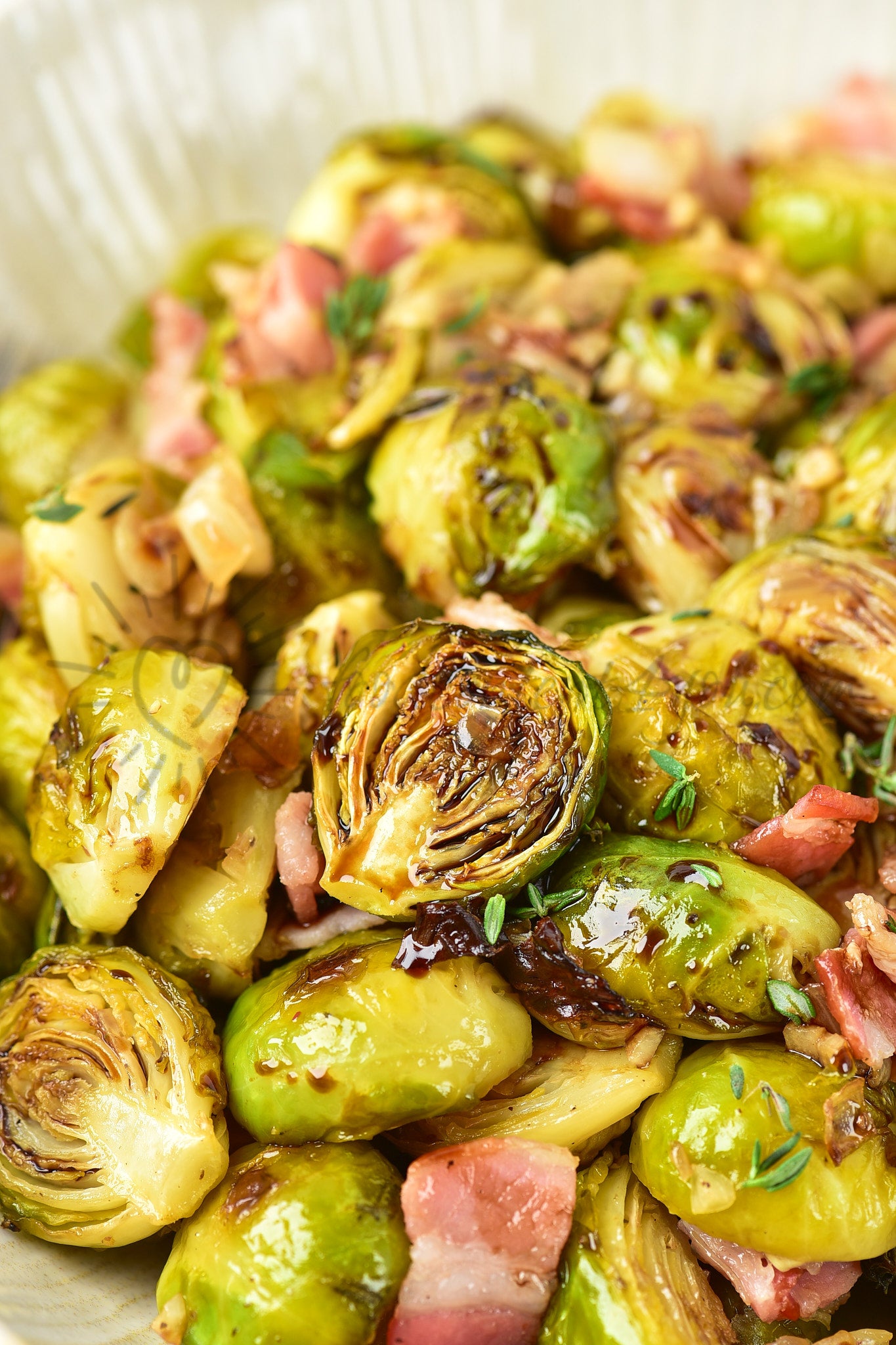 Balsamic Bacon Brussels Sprouts