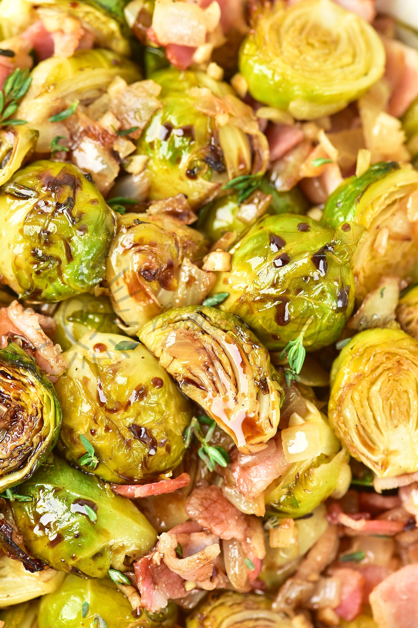 Balsamic Bacon Brussels Sprouts