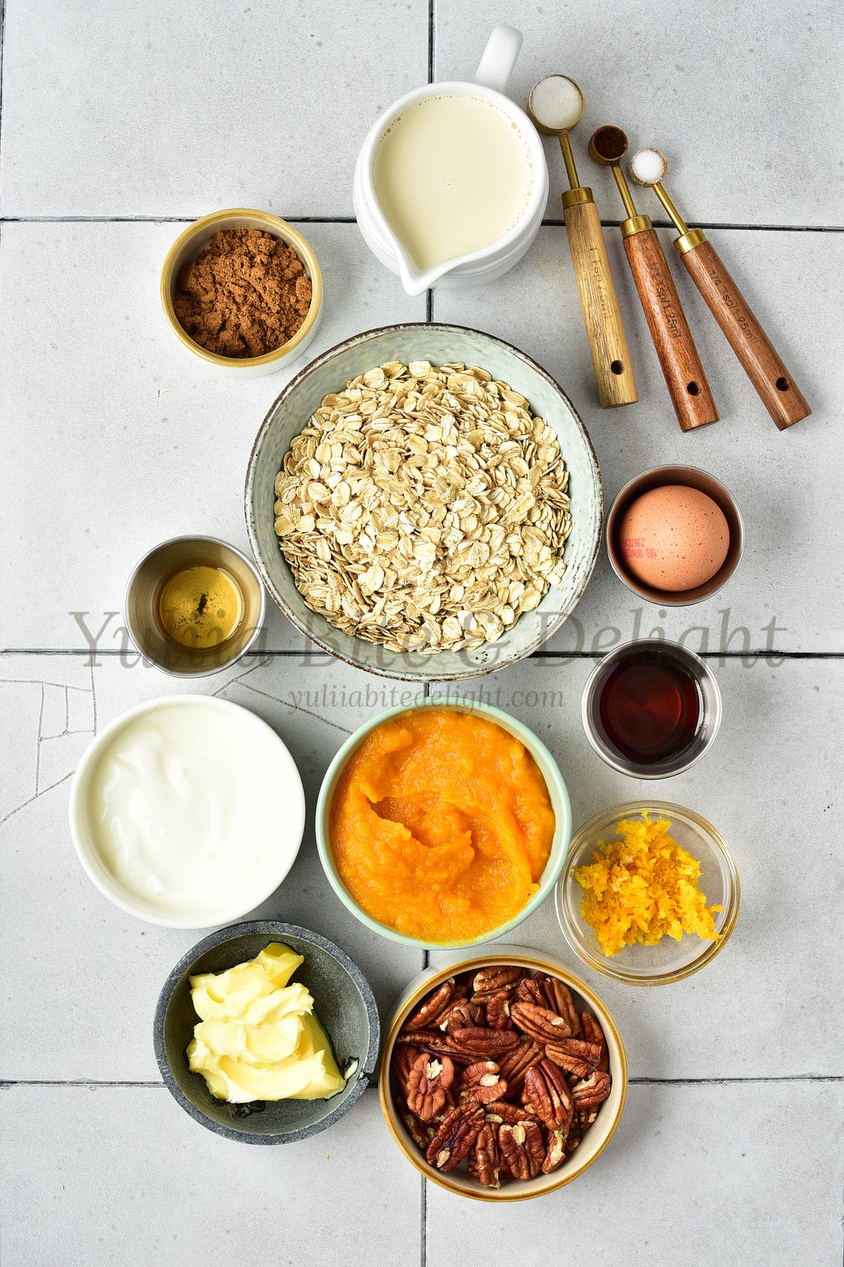 Pumpkin Baked Oatmeal - Set 1 of 5