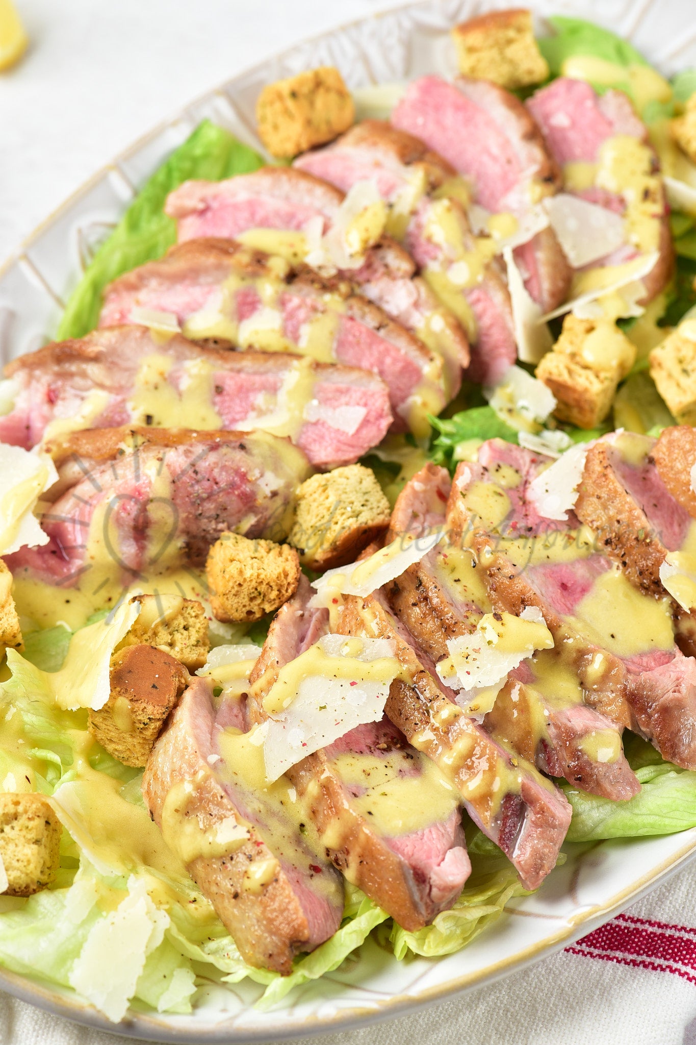 Duck Caesar Salad