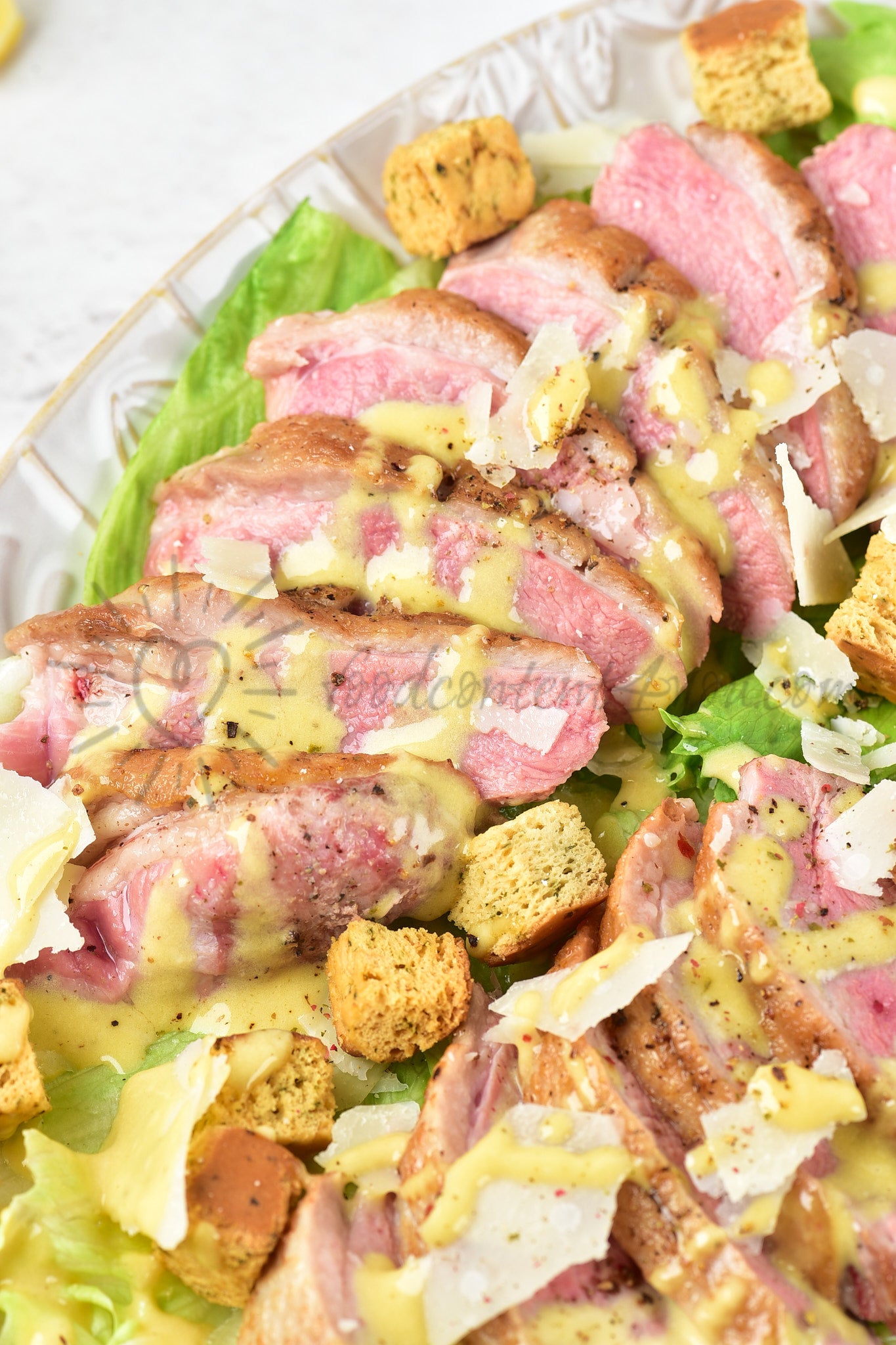 Duck Caesar Salad