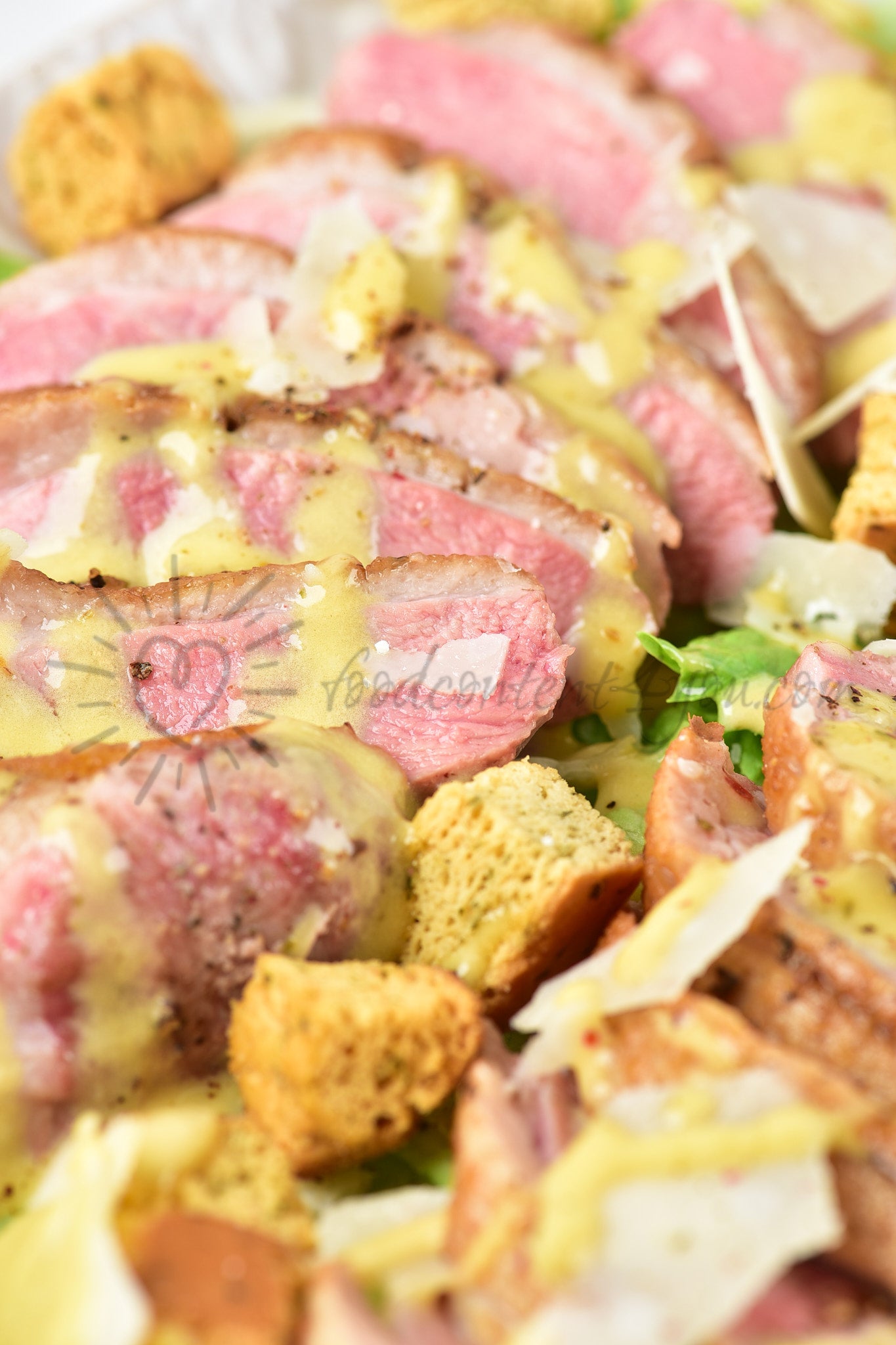 Duck Caesar Salad