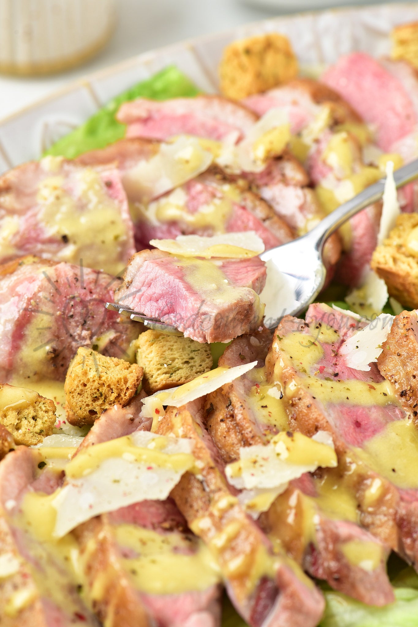Duck Caesar Salad