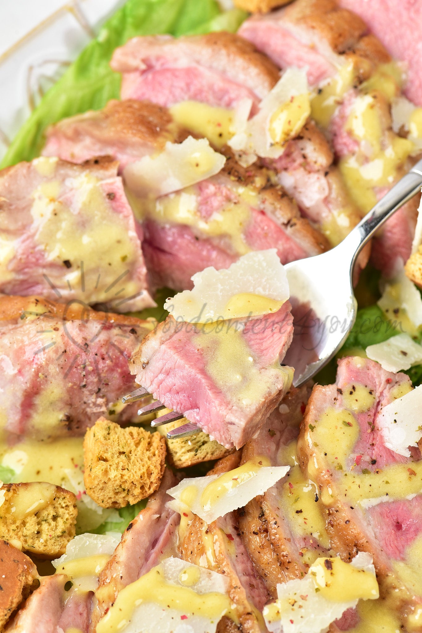 Duck Caesar Salad