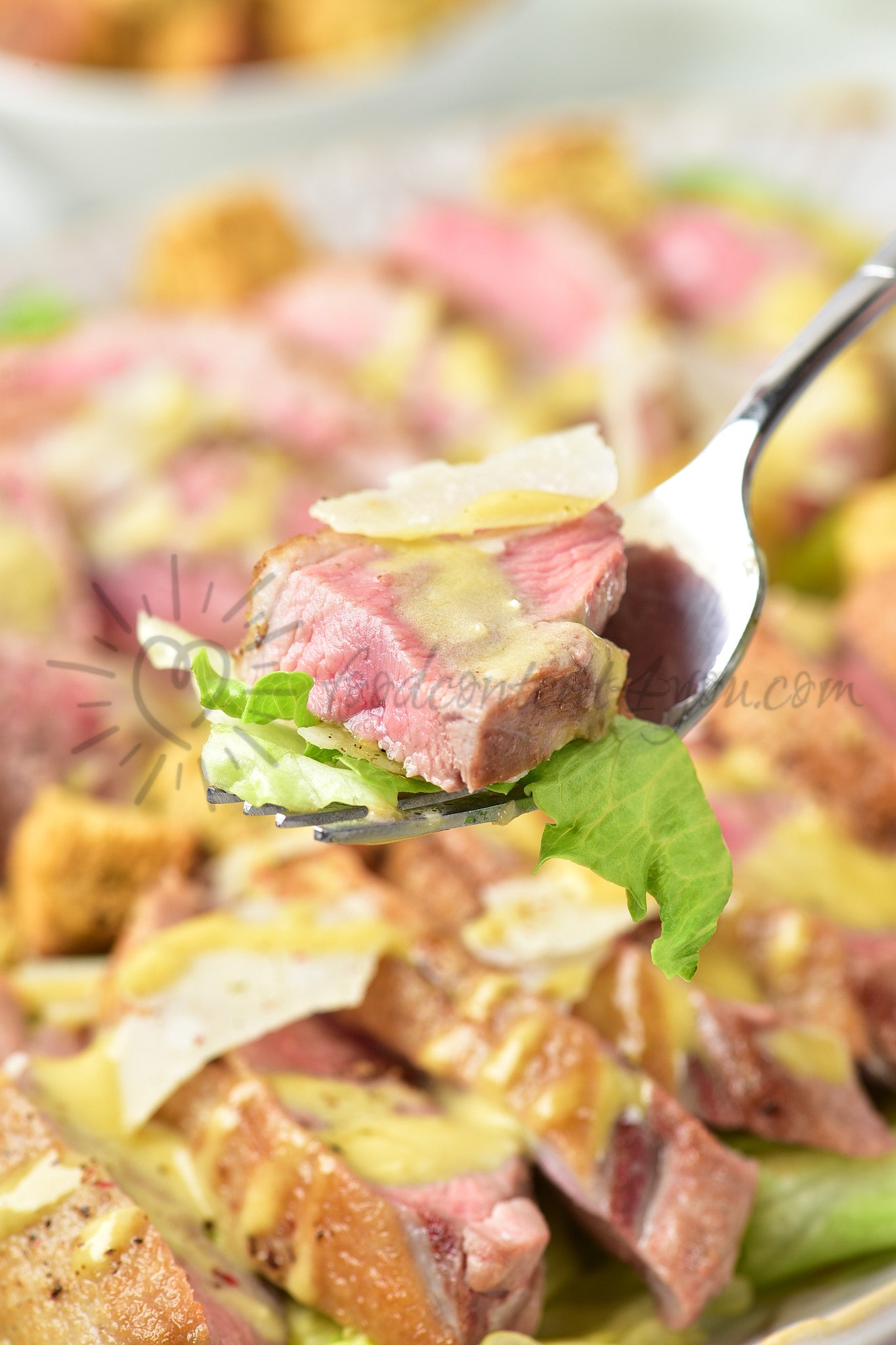 Duck Caesar Salad