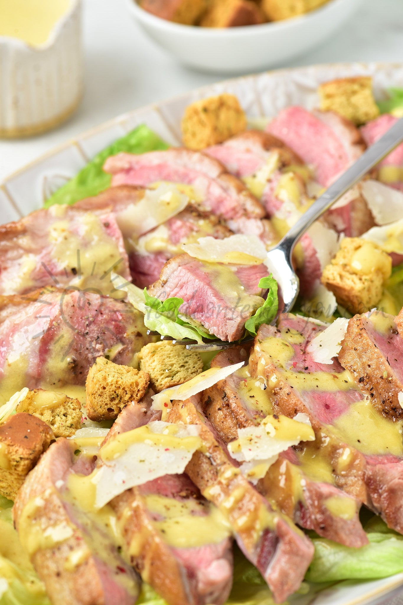 Duck Caesar Salad