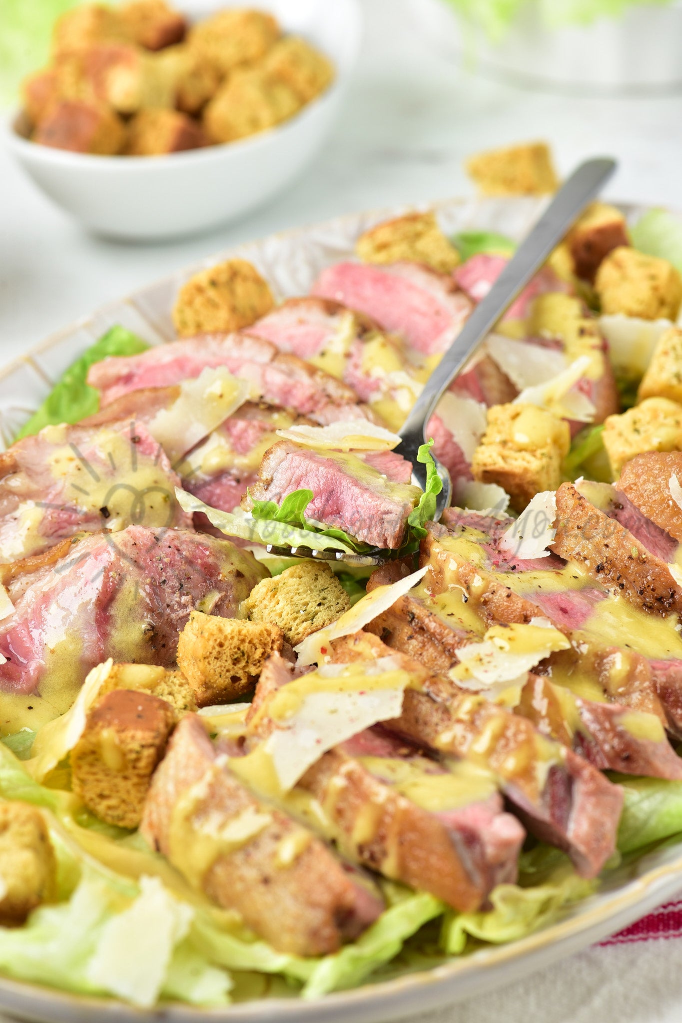 Duck Caesar Salad