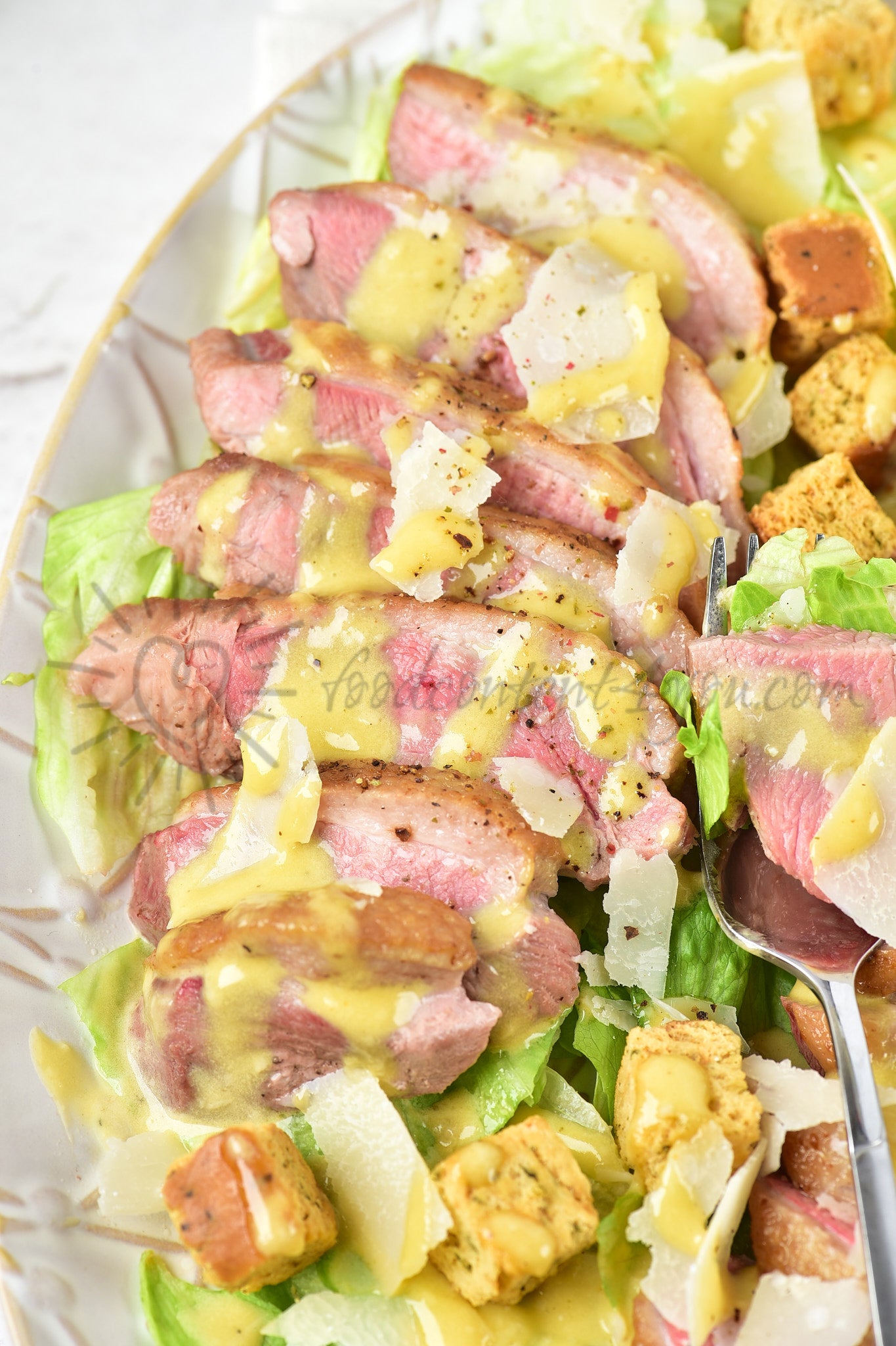 Duck Caesar Salad