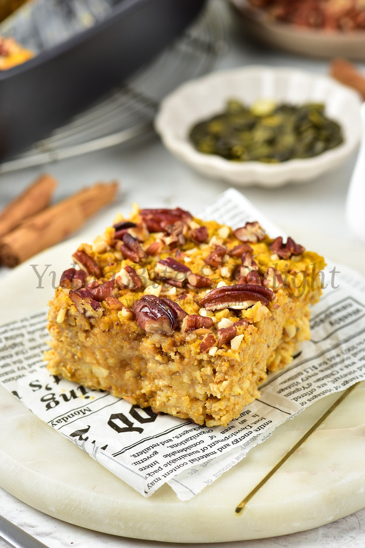 Pumpkin Baked Oatmeal - Set 3 of 5