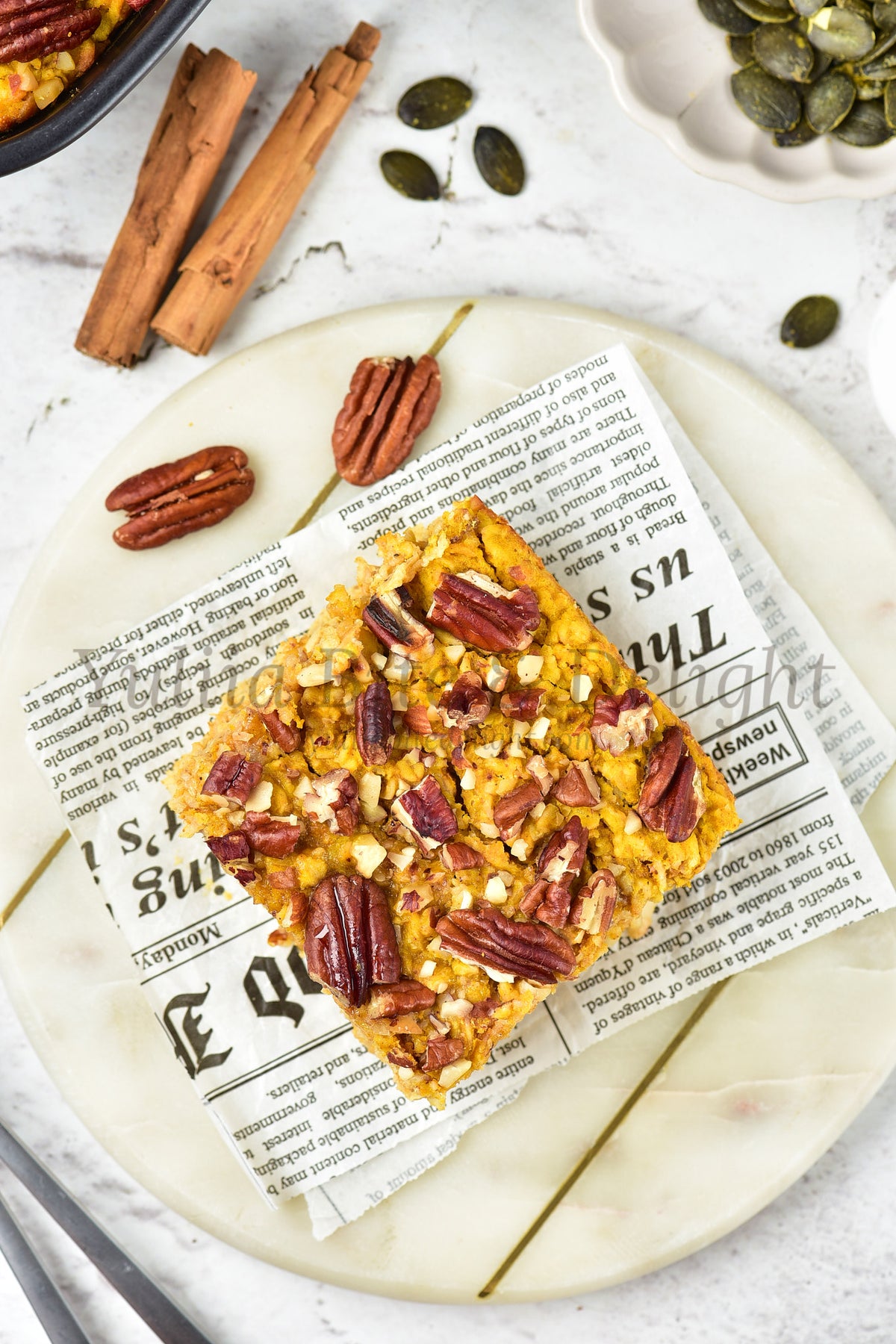 Pumpkin Baked Oatmeal - Set 3 of 5