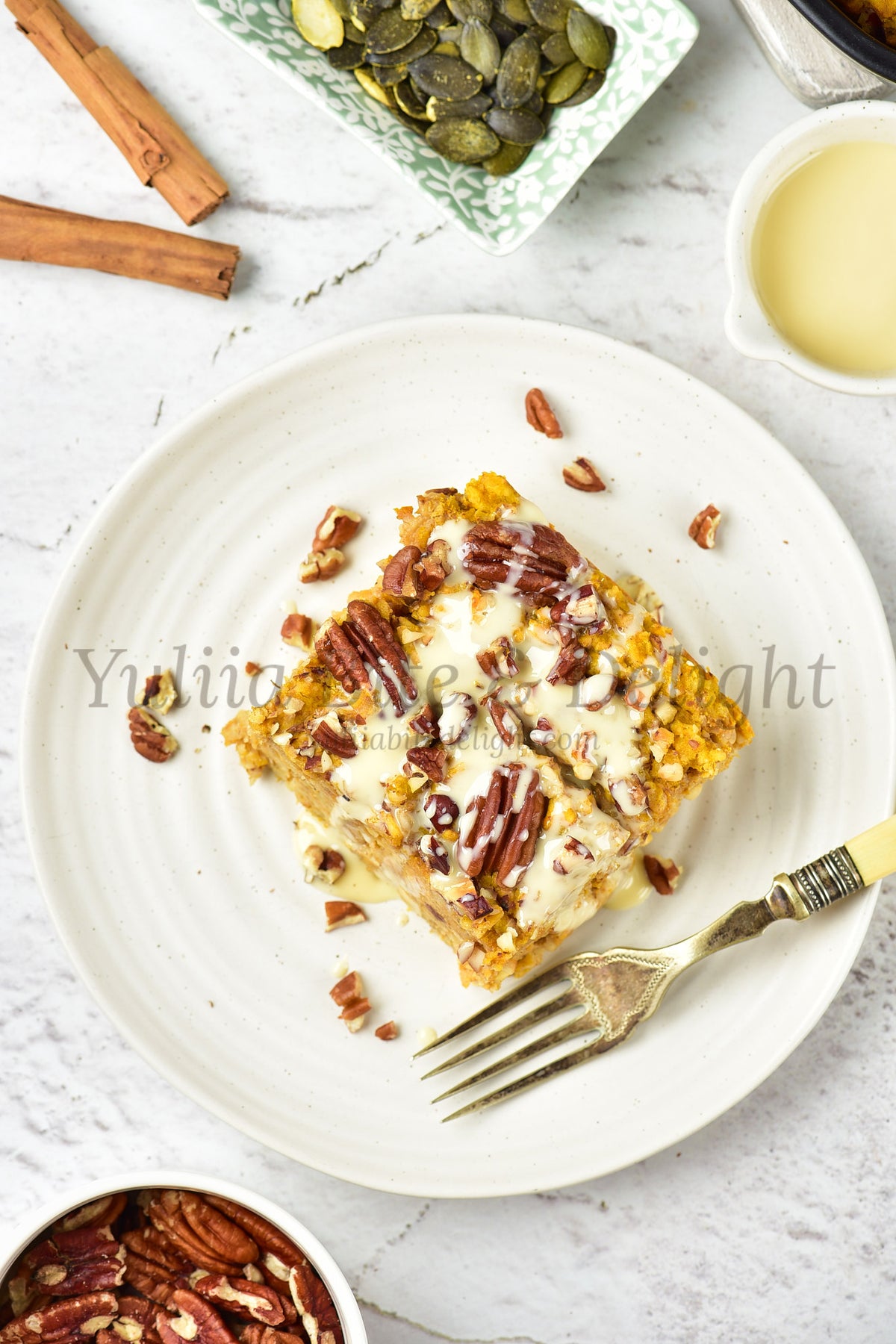 Pumpkin Baked Oatmeal - Set 4 of 5