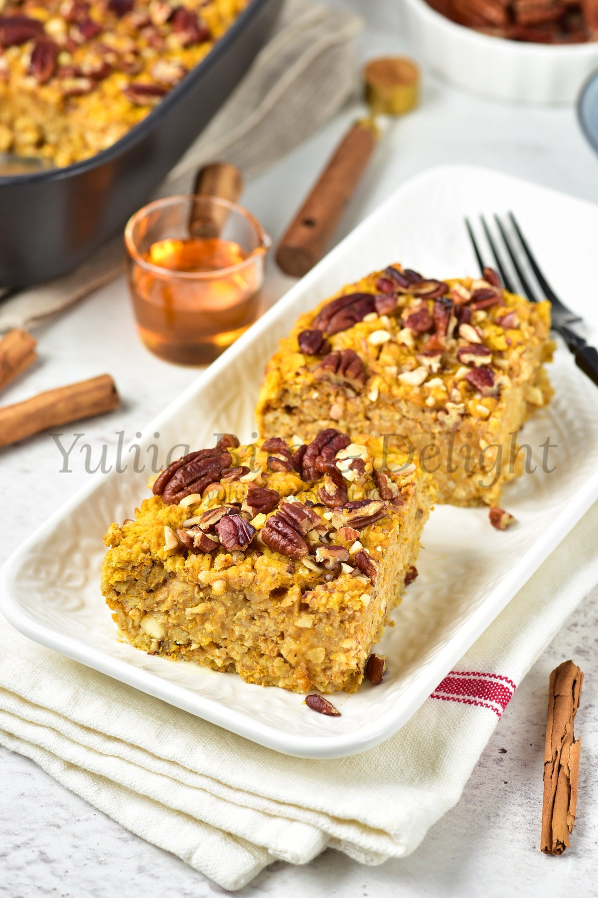 Pumpkin Baked Oatmeal - Set 5 of 5