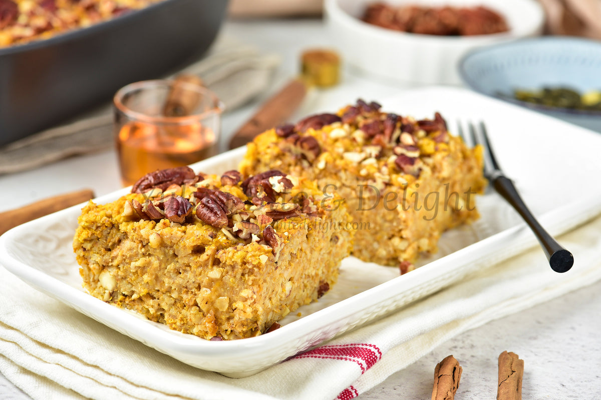 Pumpkin Baked Oatmeal - Set 5 of 5