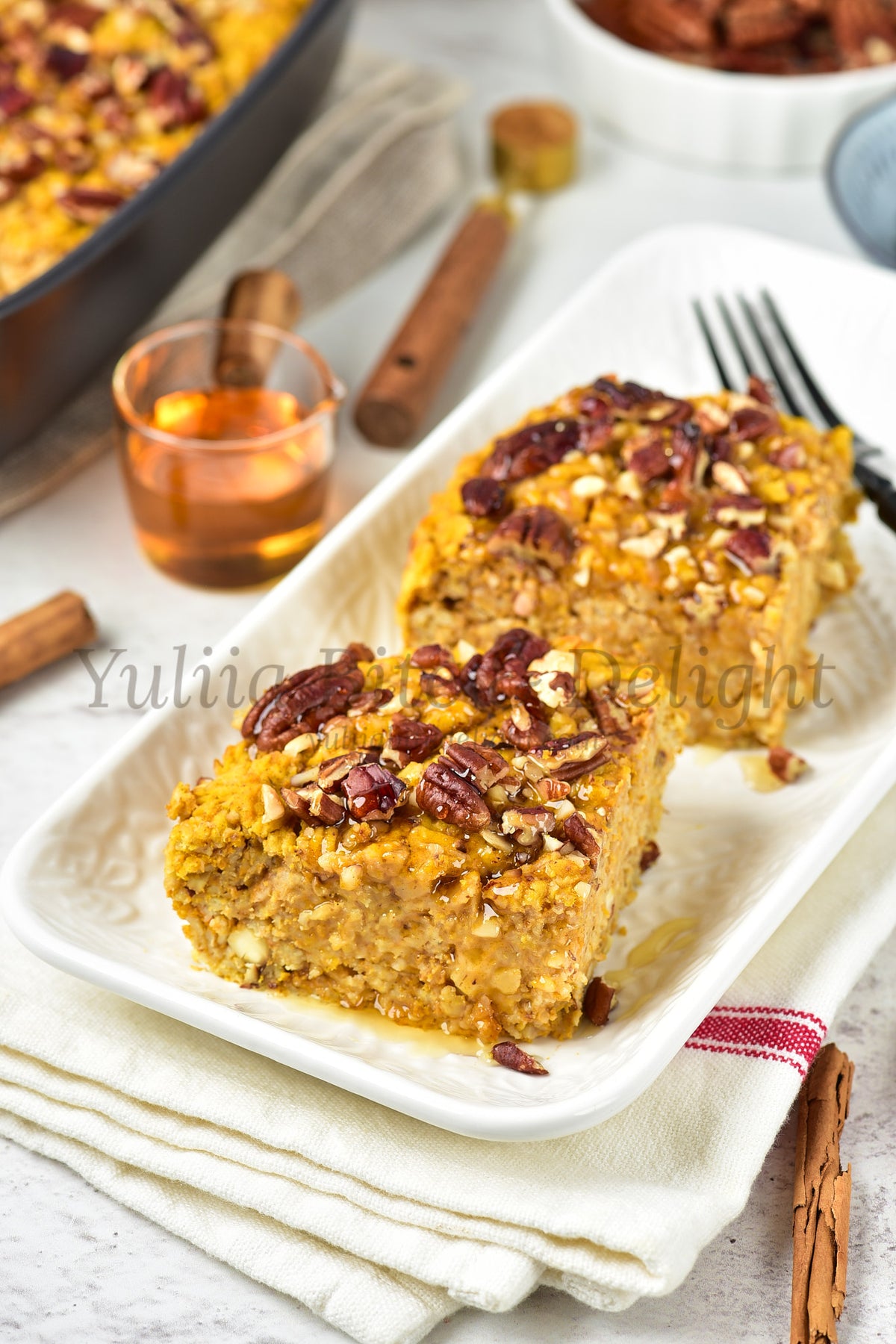 Pumpkin Baked Oatmeal - Set 5 of 5