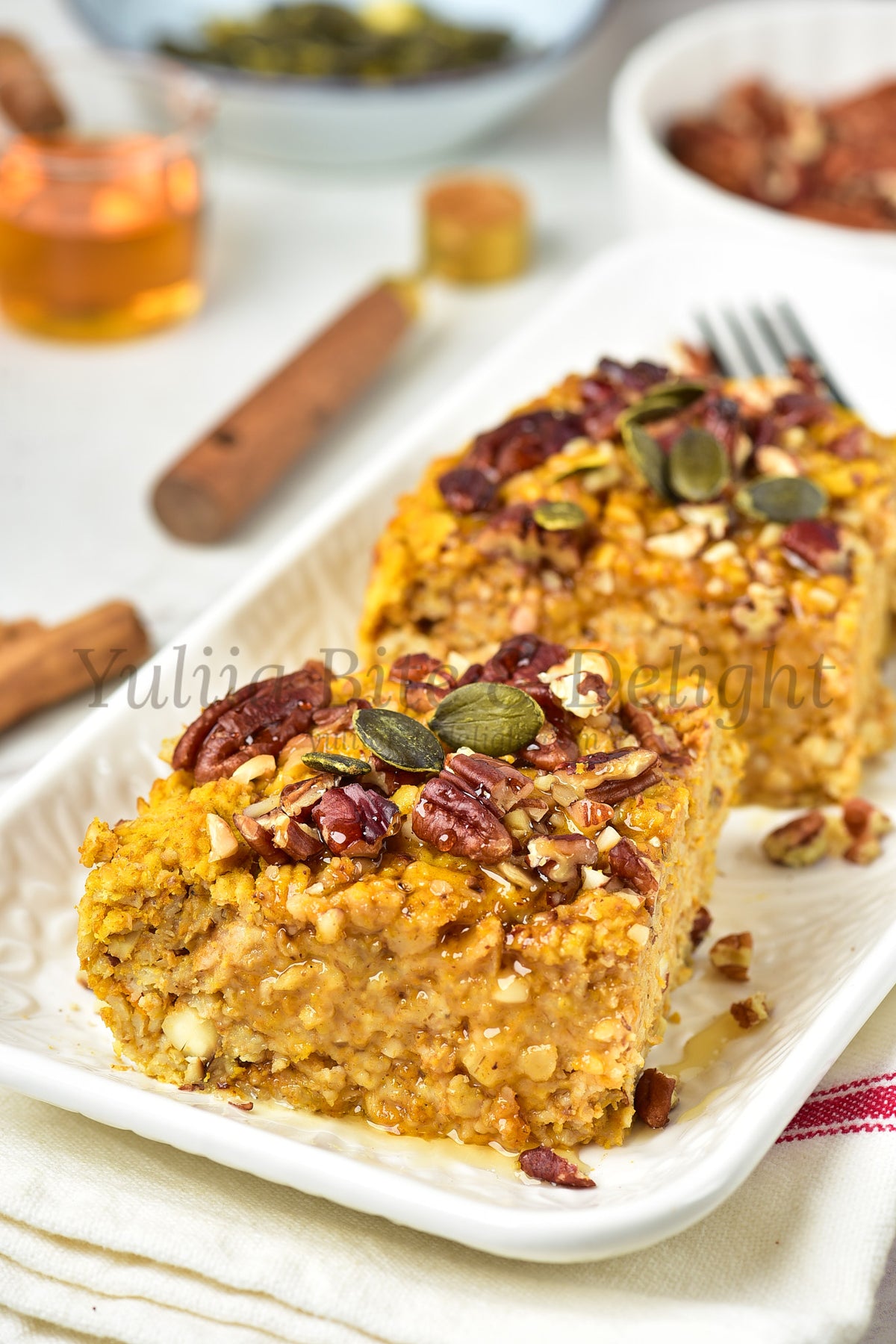 Pumpkin Baked Oatmeal - Set 5 of 5