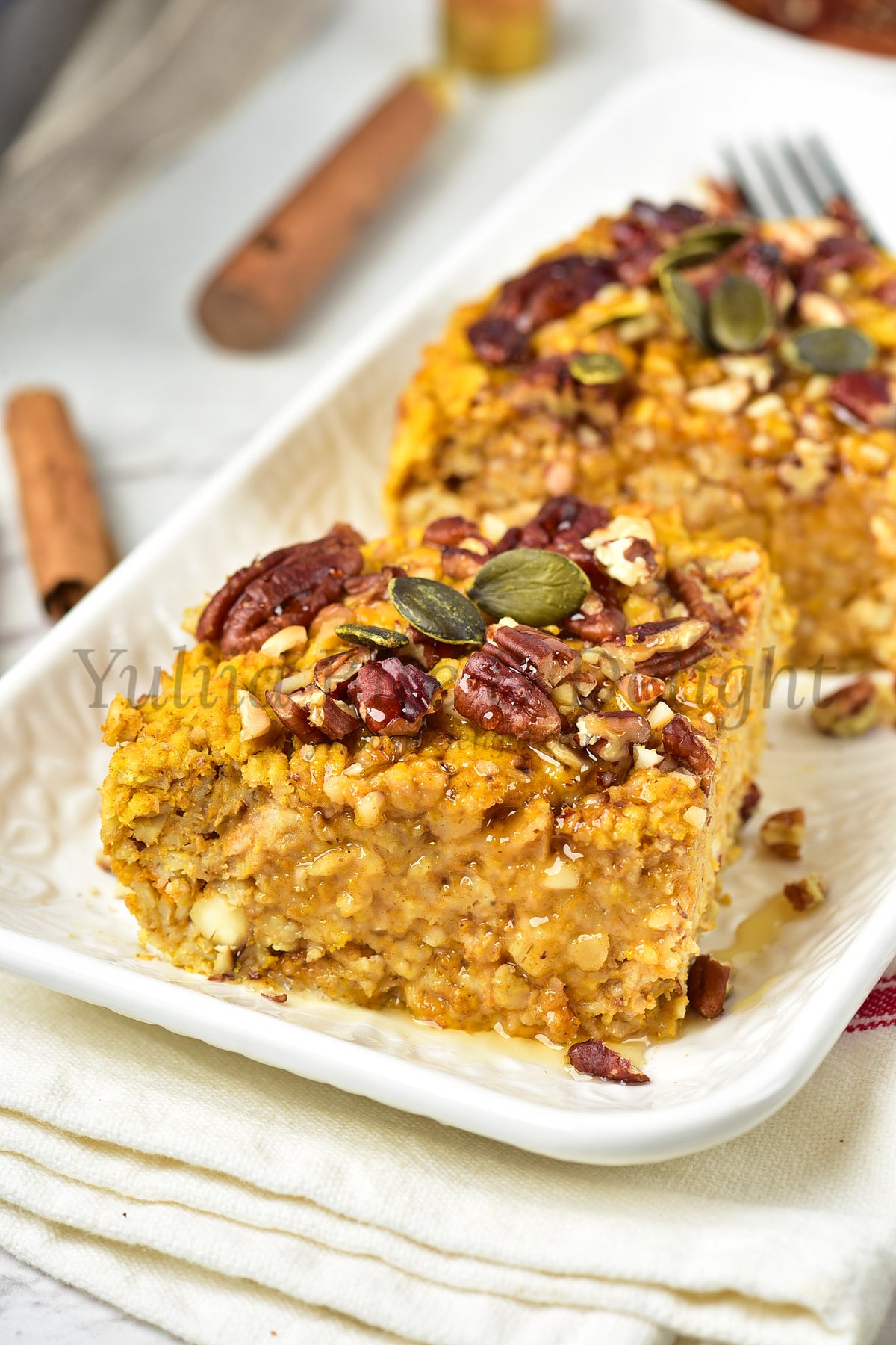 Pumpkin Baked Oatmeal - Set 5 of 5