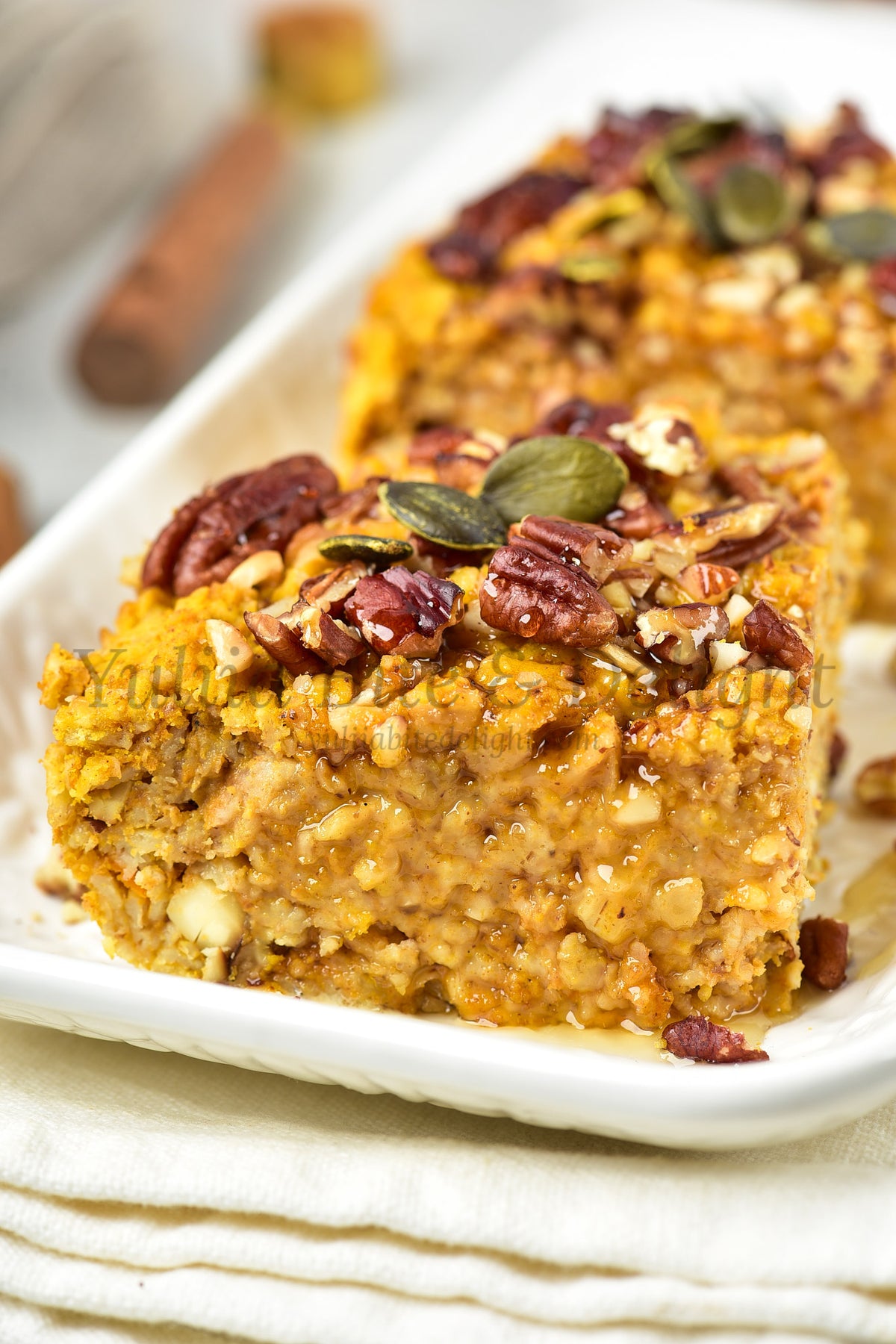 Pumpkin Baked Oatmeal - Set 5 of 5