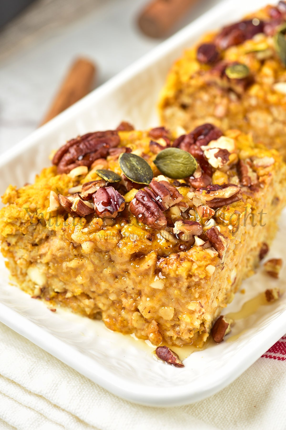 Pumpkin Baked Oatmeal - Set 5 of 5