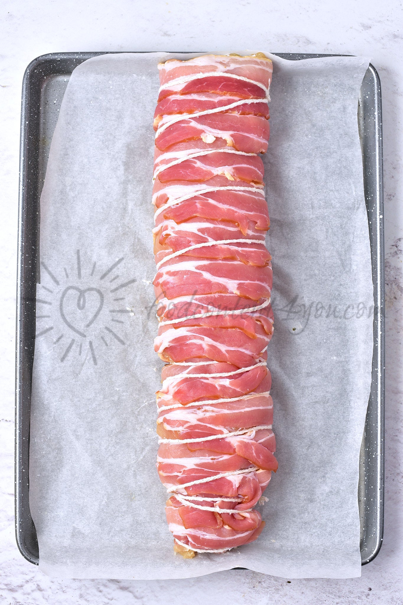 Bacon Mushroom Chicken Roulade