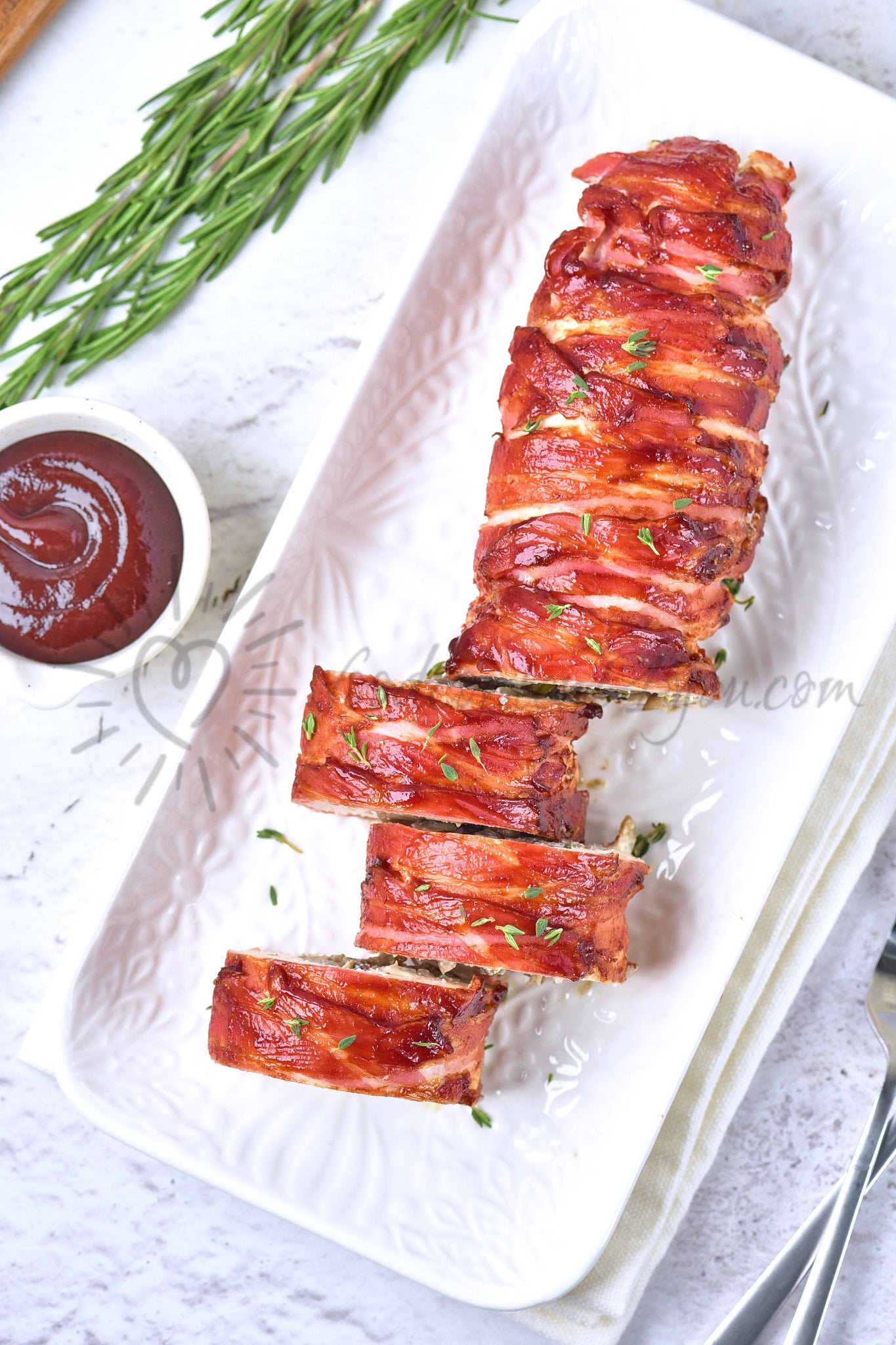 Bacon Mushroom Chicken Roulade