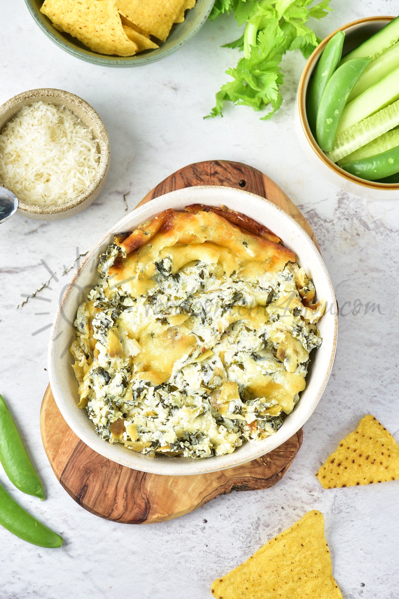 Spinach Artichoke Dip - Set 3 of 5