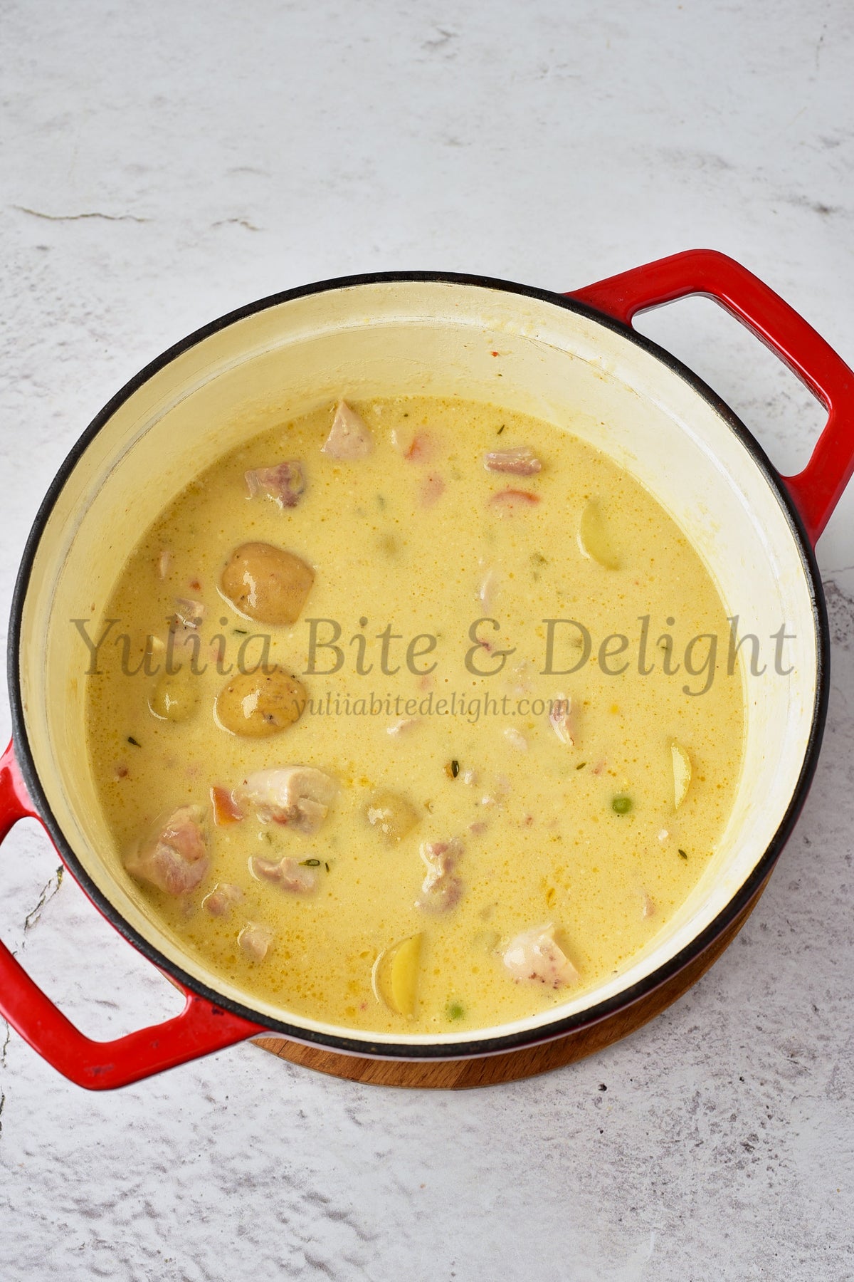 Creamy Chicken Soup - Set 4 of 5