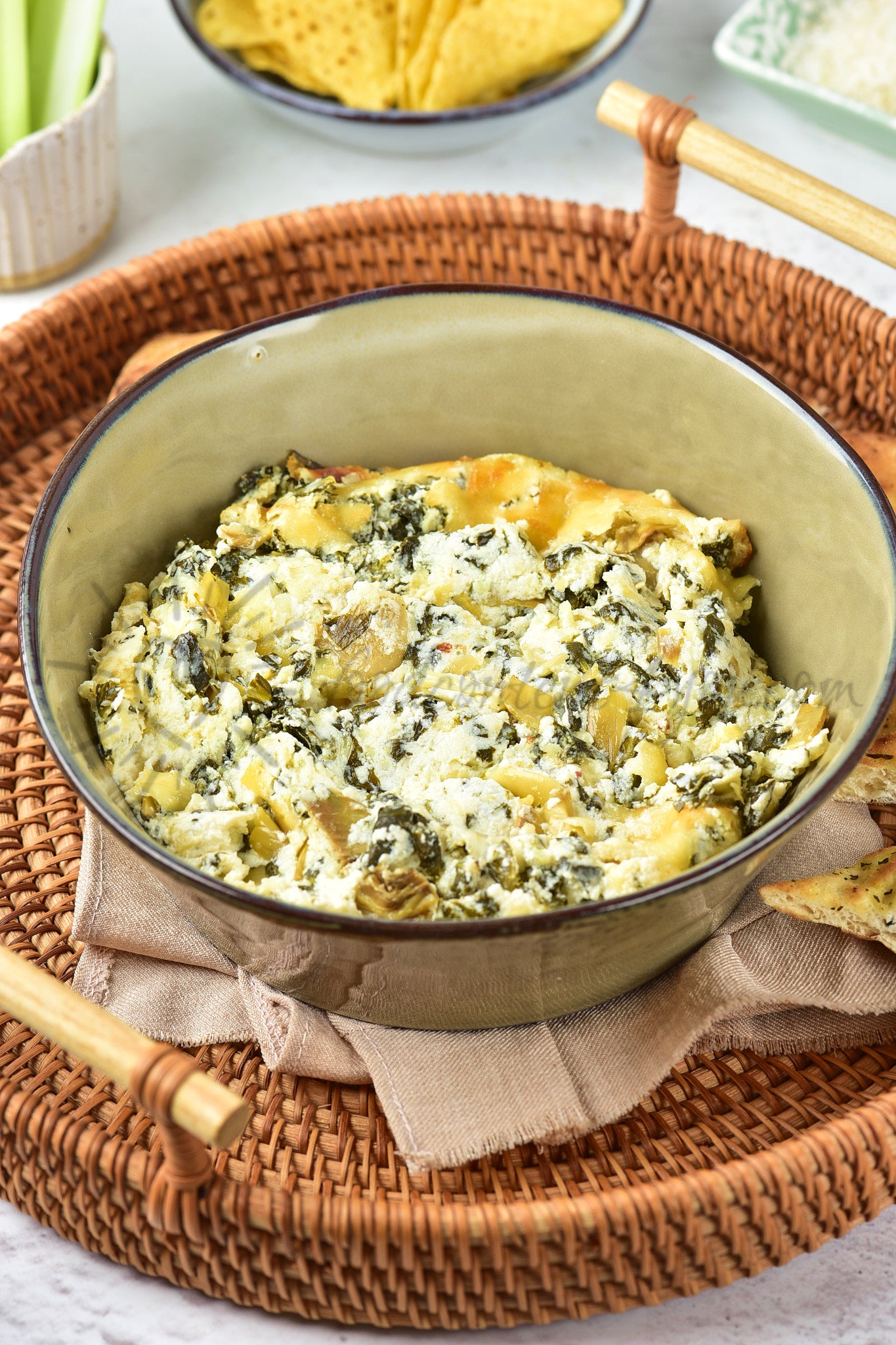 Spinach Artichoke Dip - Set 5 of 5