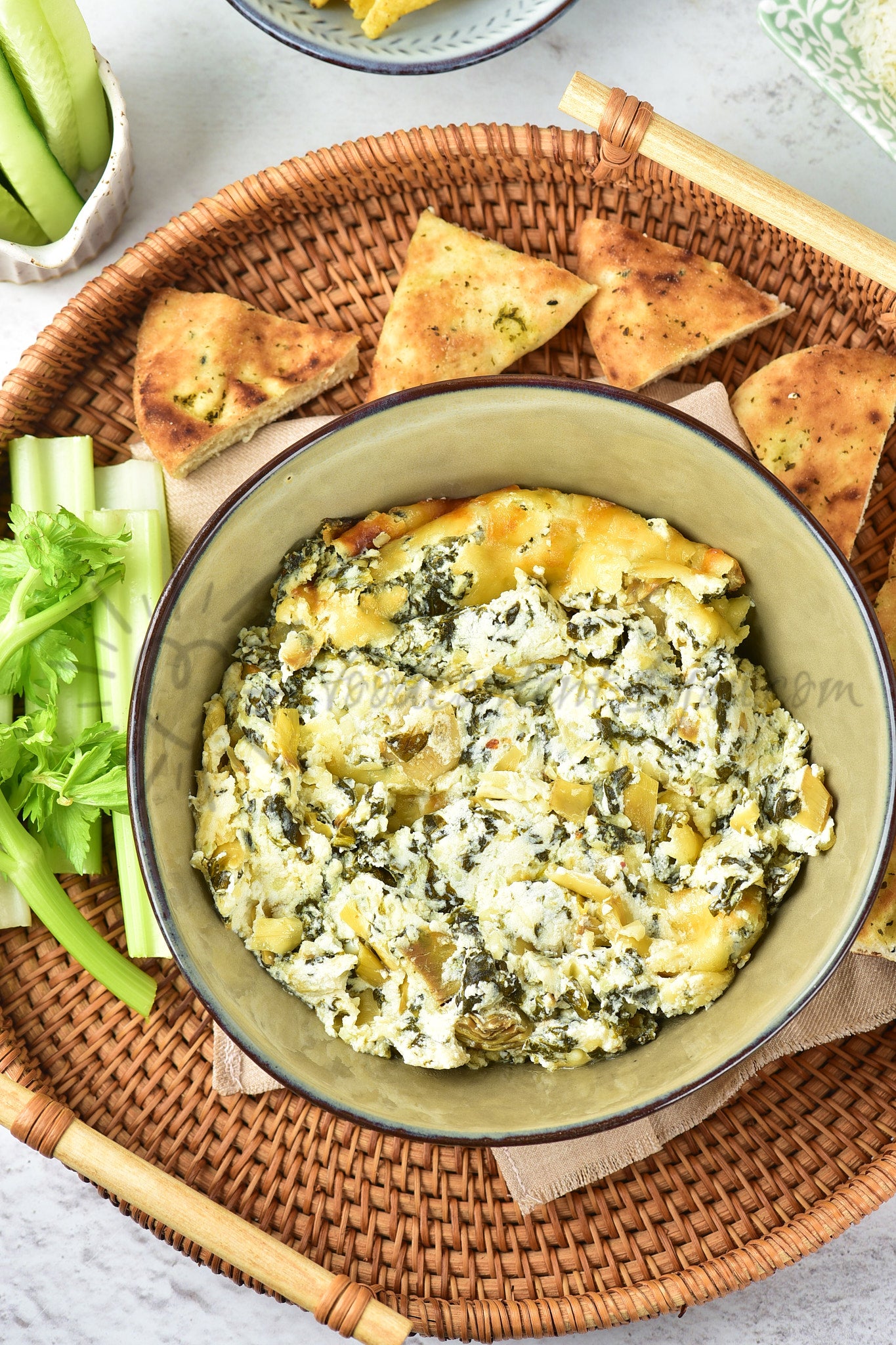 Spinach Artichoke Dip - Set 5 of 5