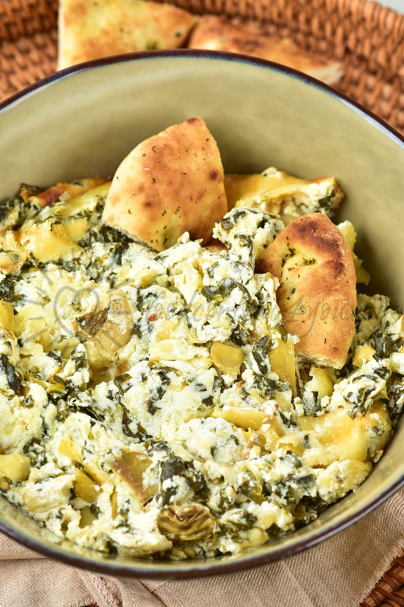 Spinach Artichoke Dip - Set 5 of 5