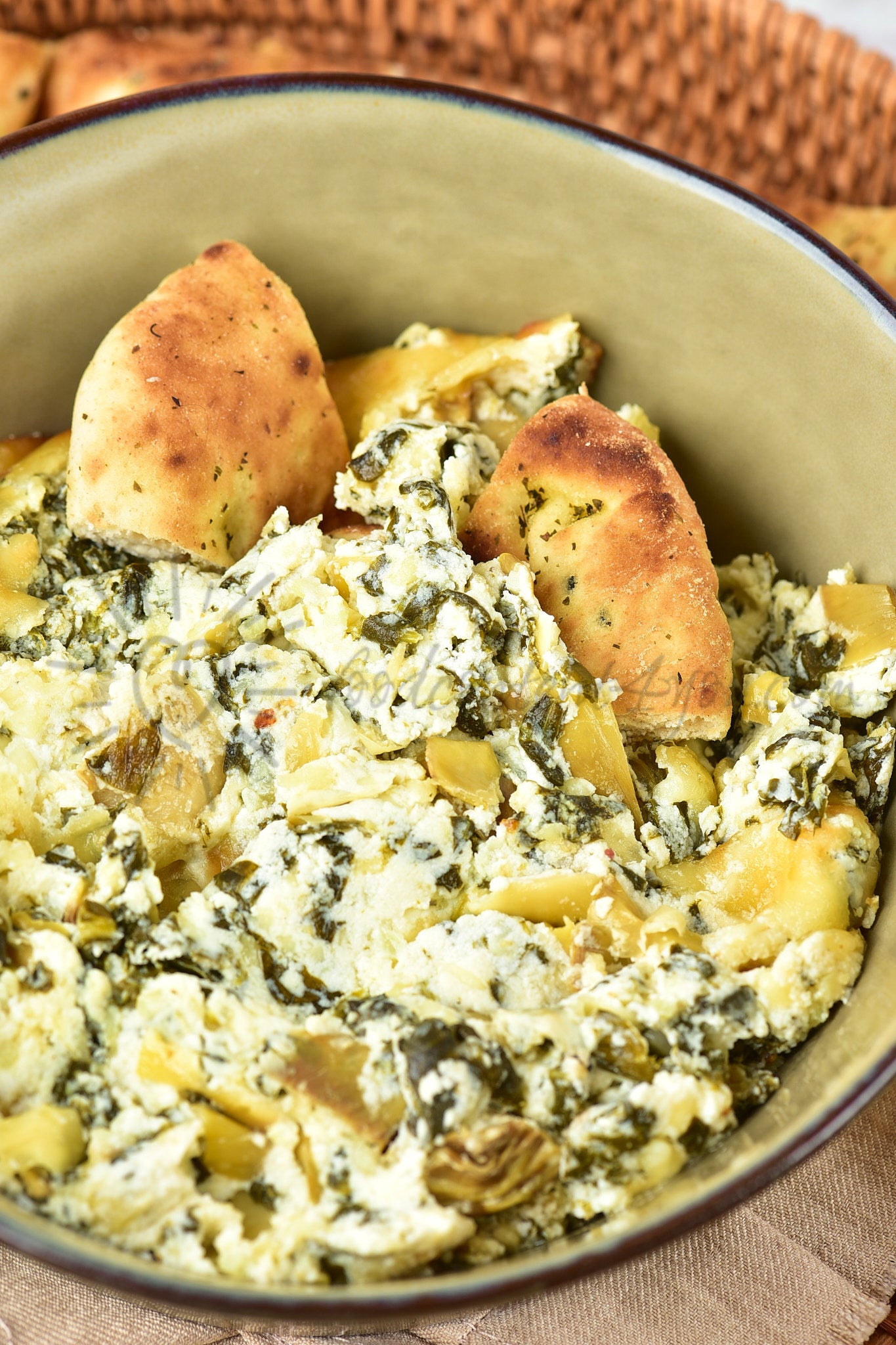 Spinach Artichoke Dip - Set 5 of 5