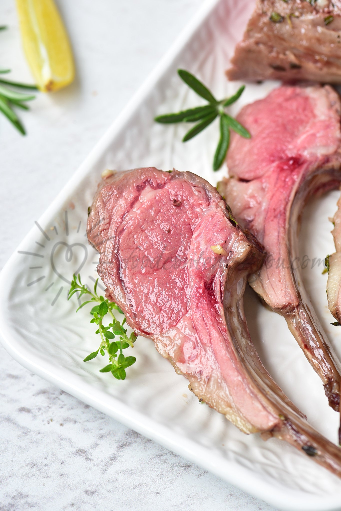 Roasted Rack of Lamb - Set 1 of 5