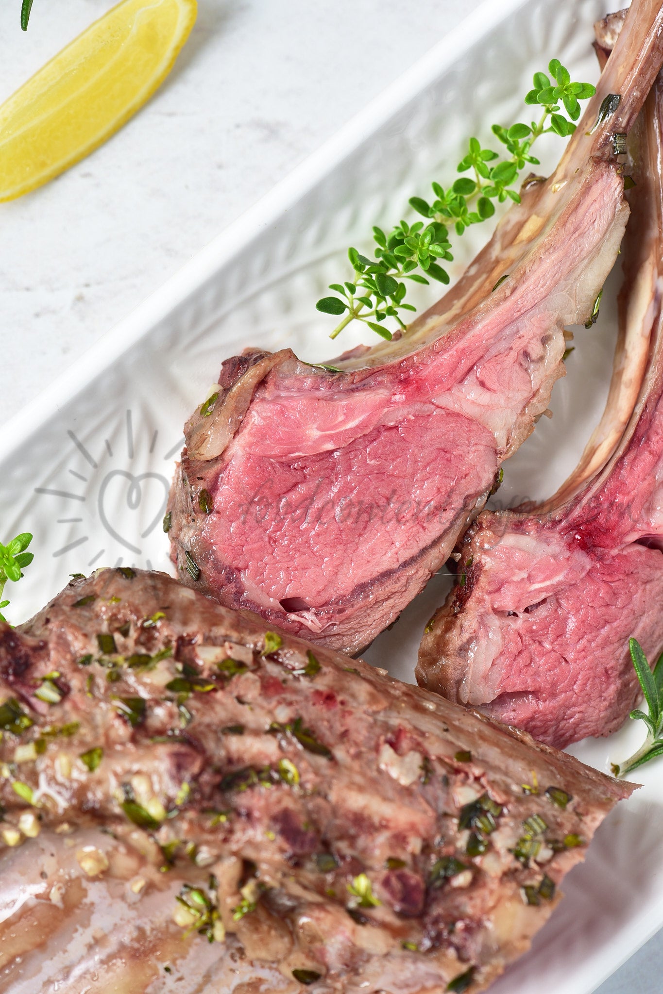 Roasted Rack of Lamb - Set 1 of 5