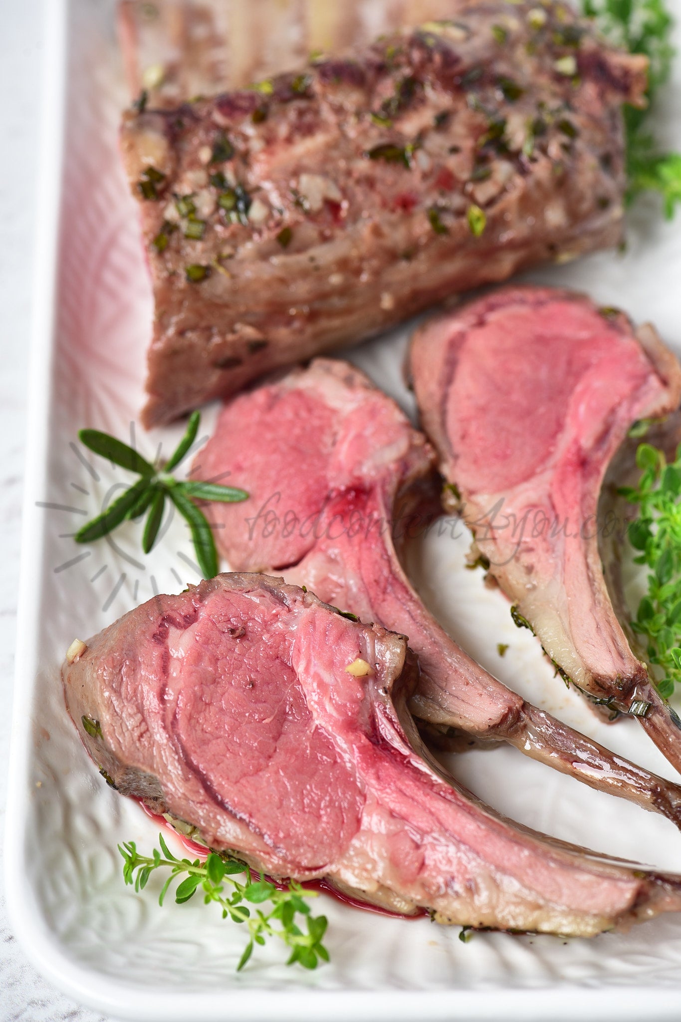 Roasted Rack of Lamb - Set 1 of 5