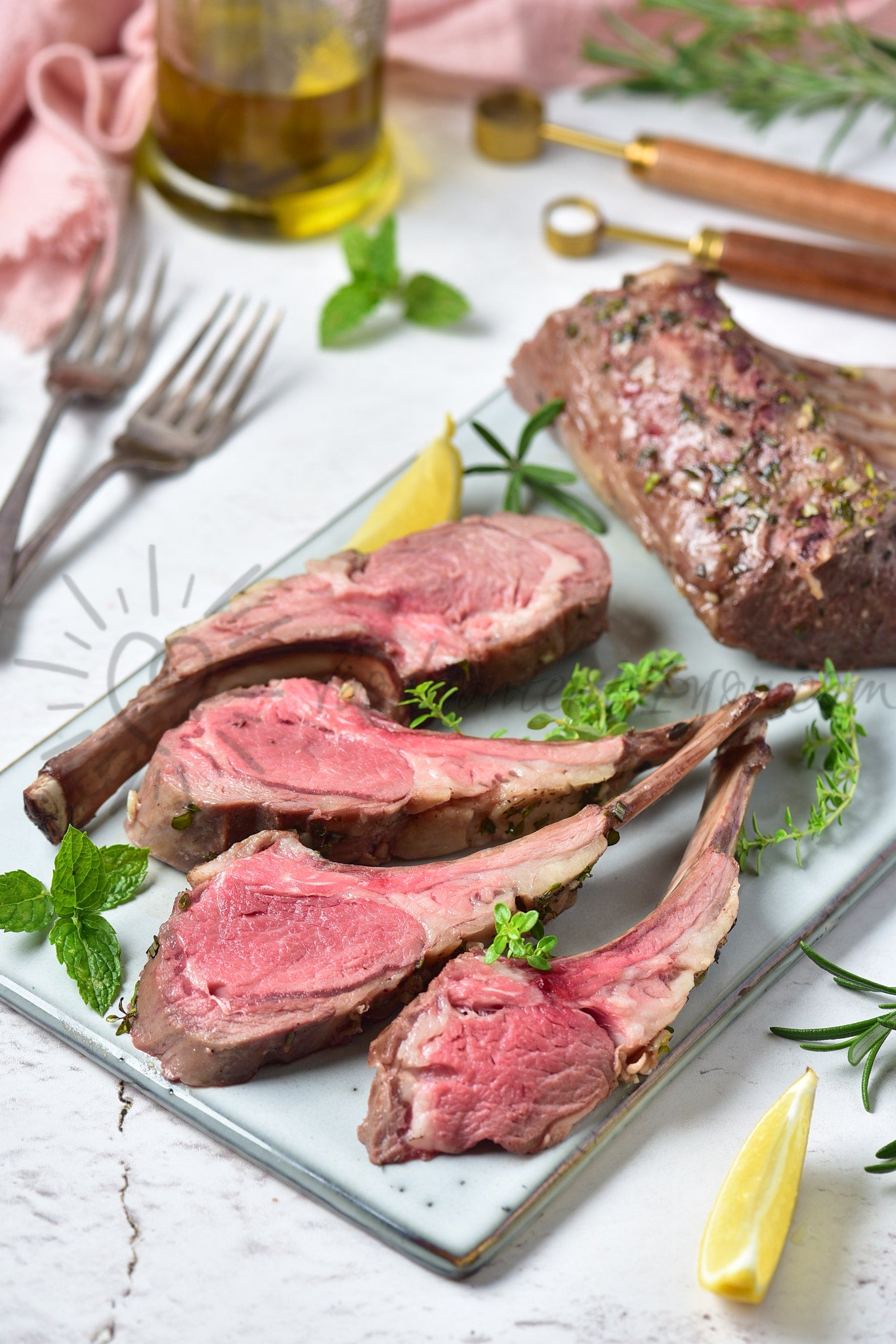 Roasted Rack of Lamb - Set 2 of 5
