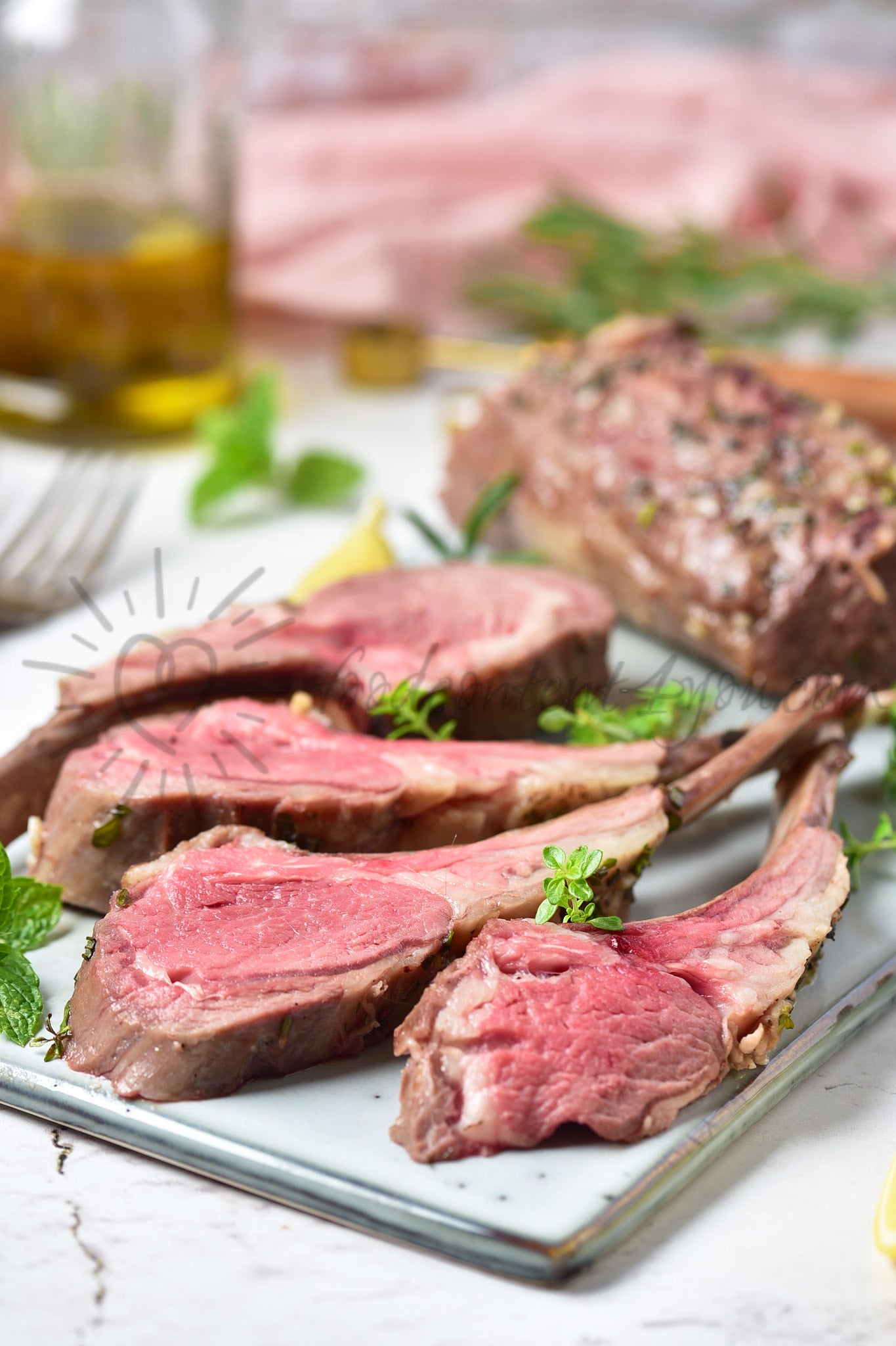 Roasted Rack of Lamb - Set 2 of 5