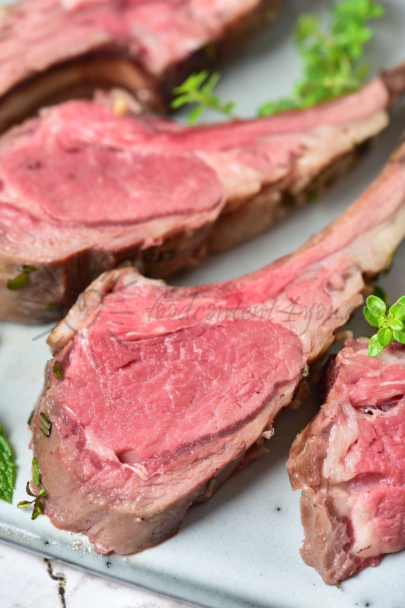 Roasted Rack of Lamb - Set 2 of 5