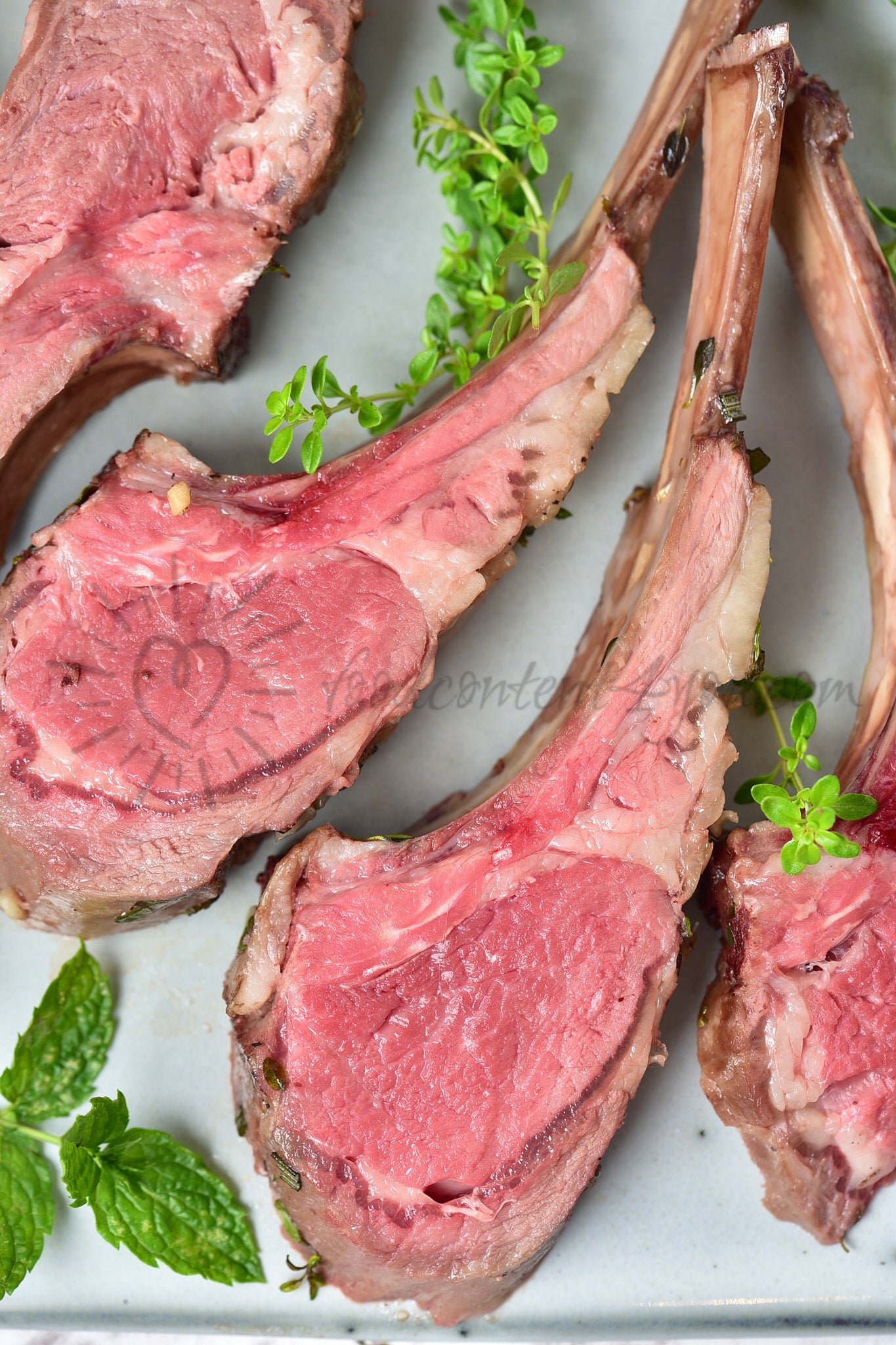 Roasted Rack of Lamb - Set 2 of 5