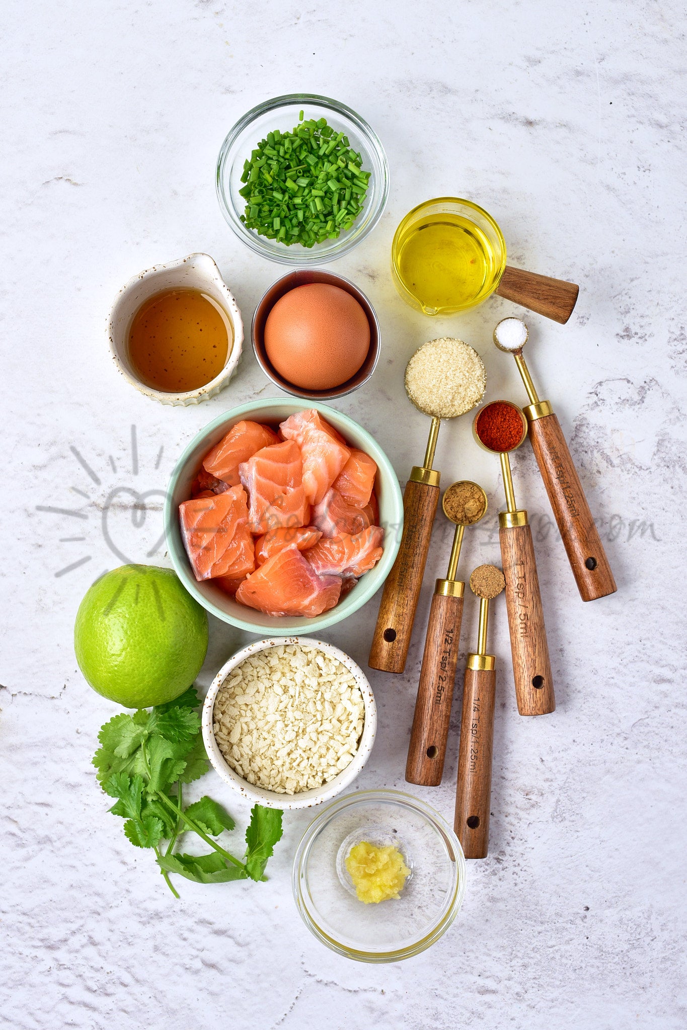 Thai Salmon Fish Cakes - Set 4 of 5