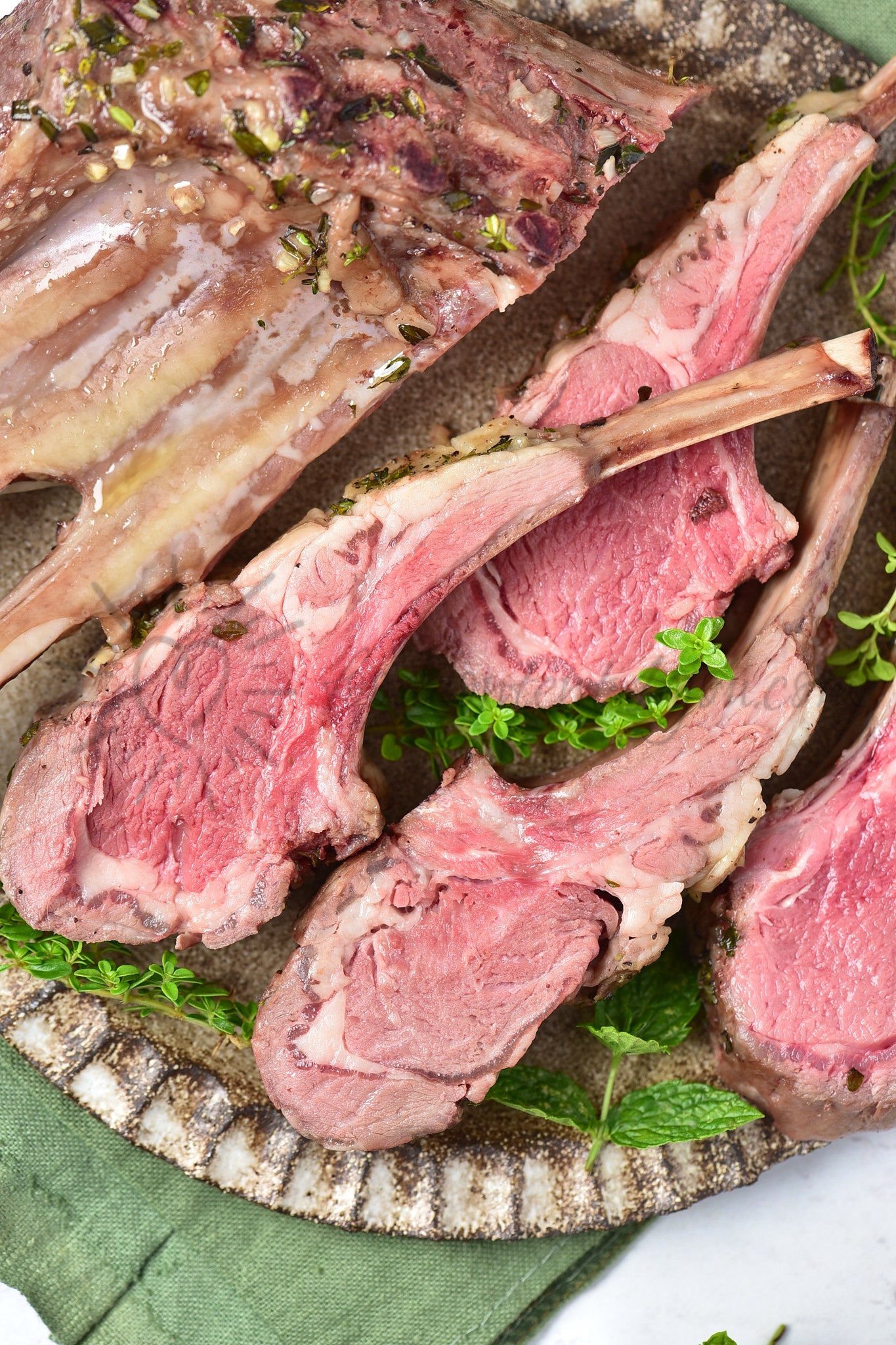 Roasted Rack of Lamb - Set 3 of 5