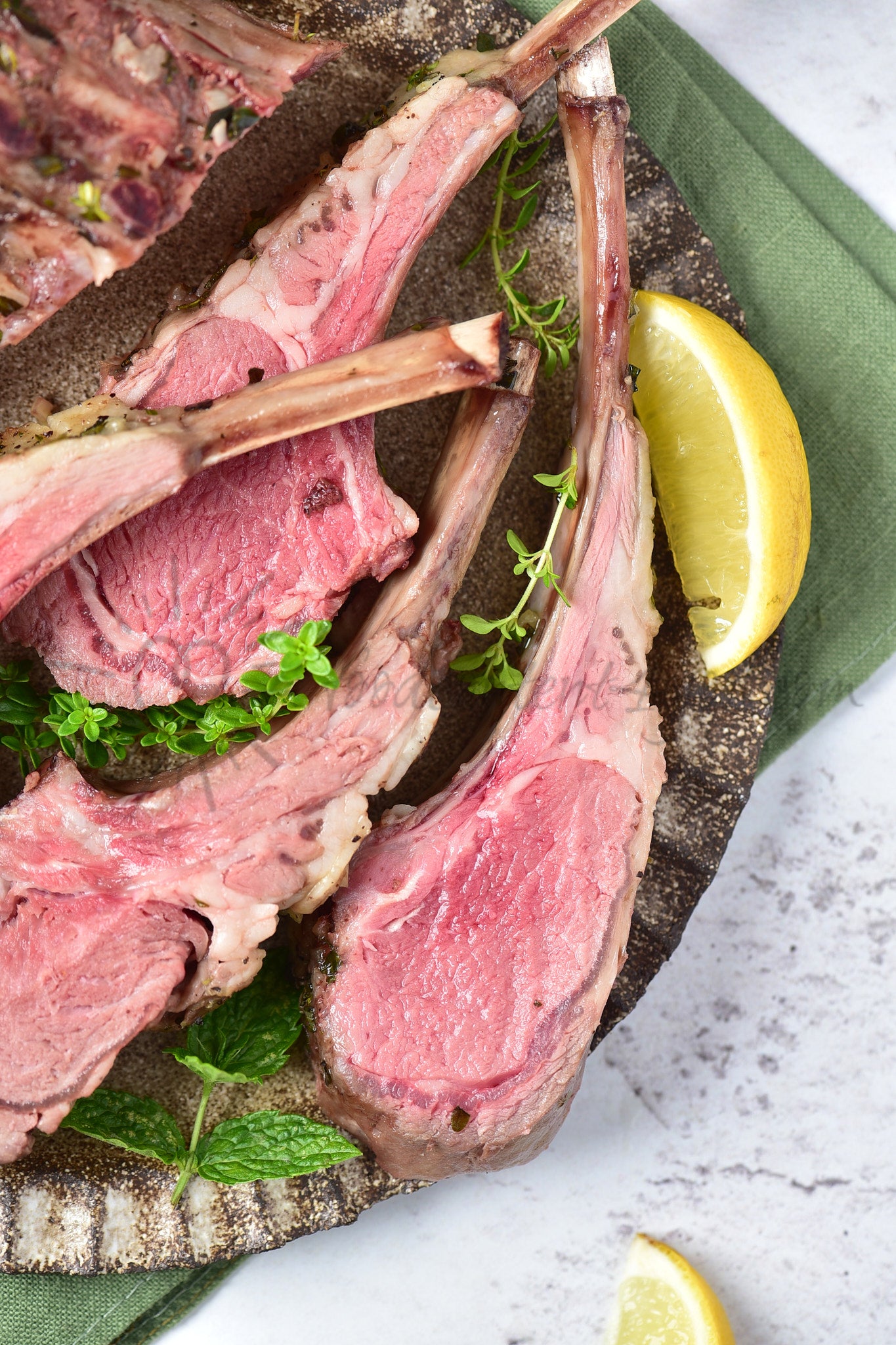 Roasted Rack of Lamb - Set 3 of 5