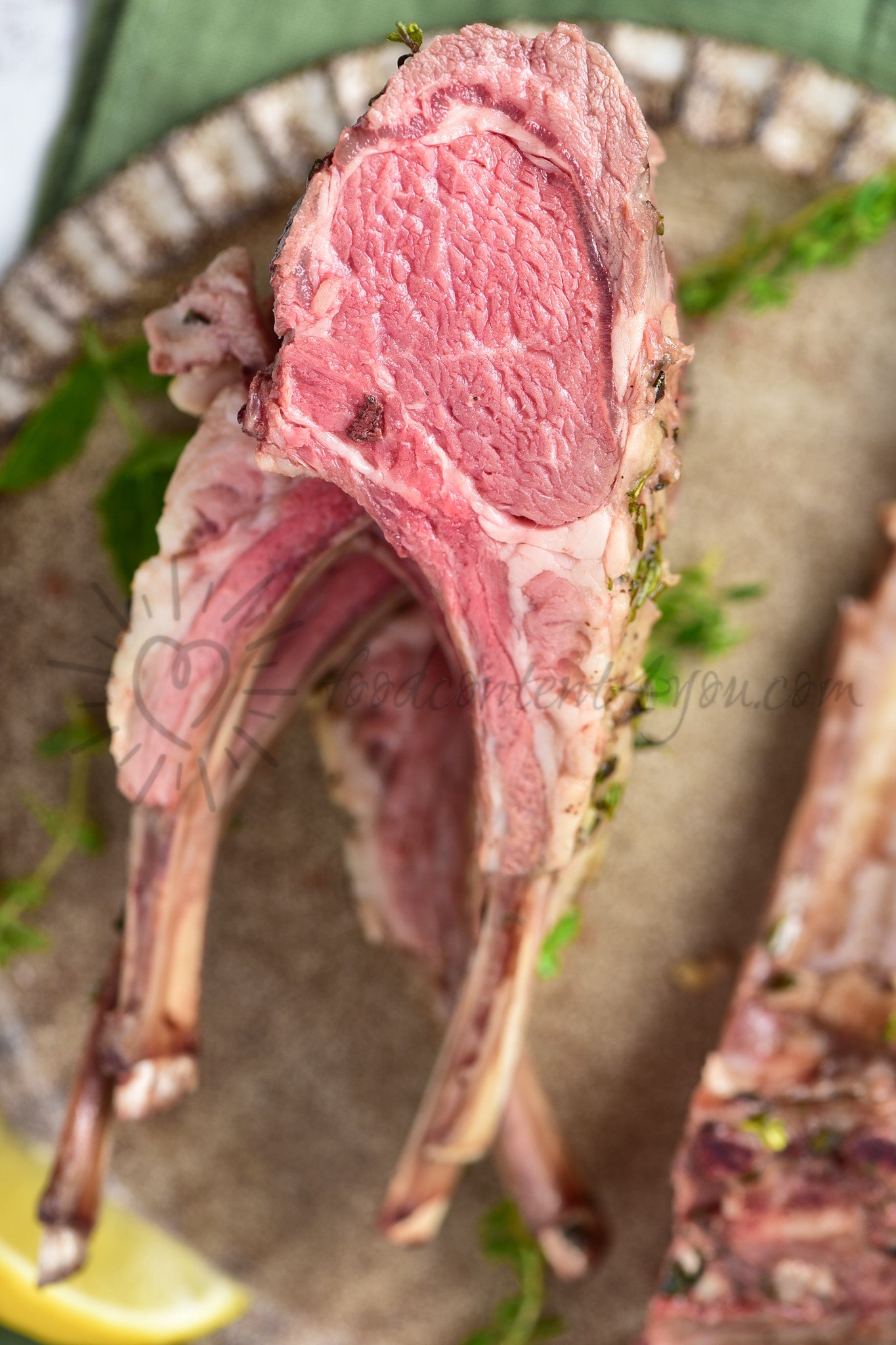 Roasted Rack of Lamb - Set 3 of 5