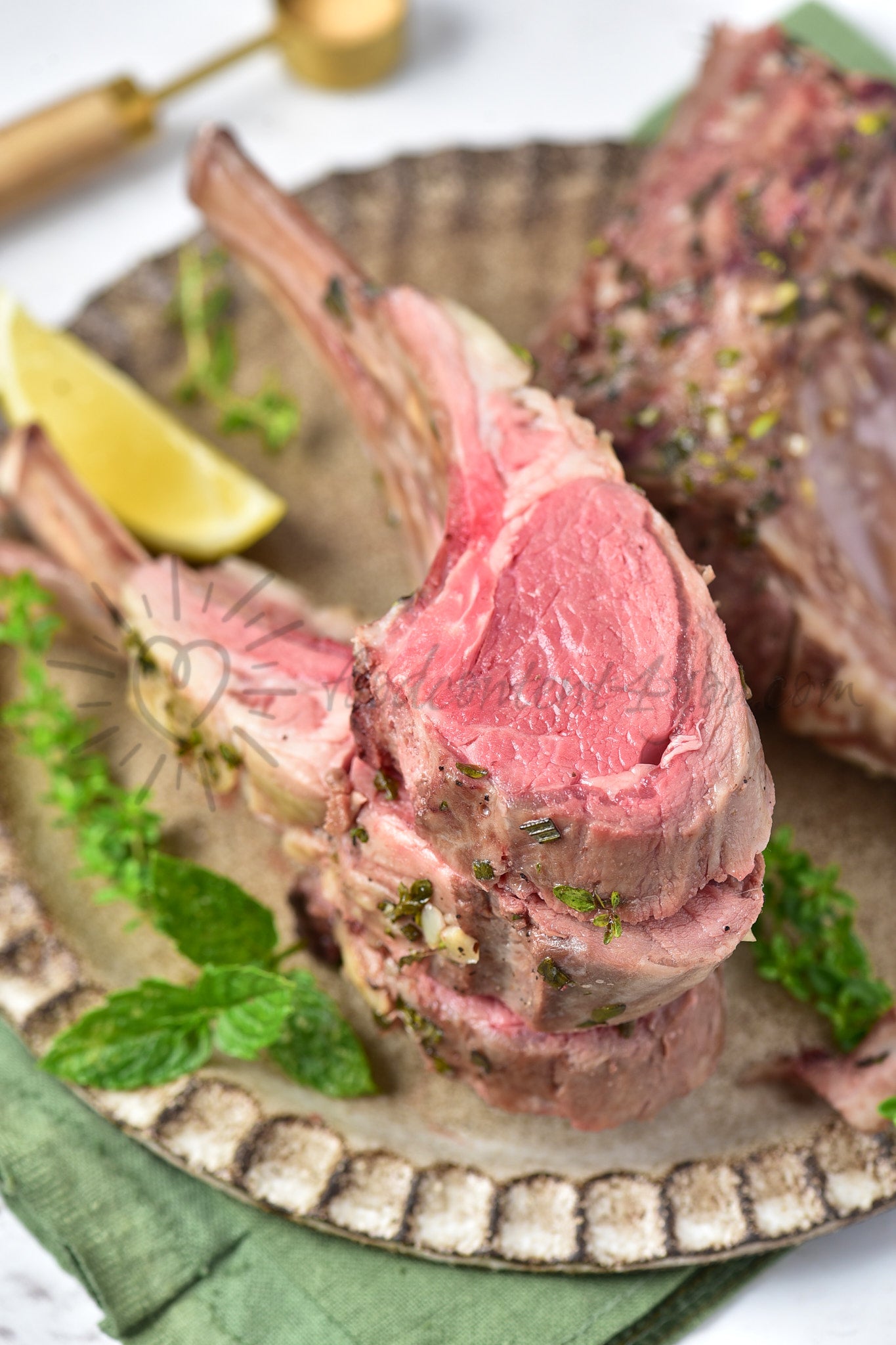 Roasted Rack of Lamb - Set 3 of 5