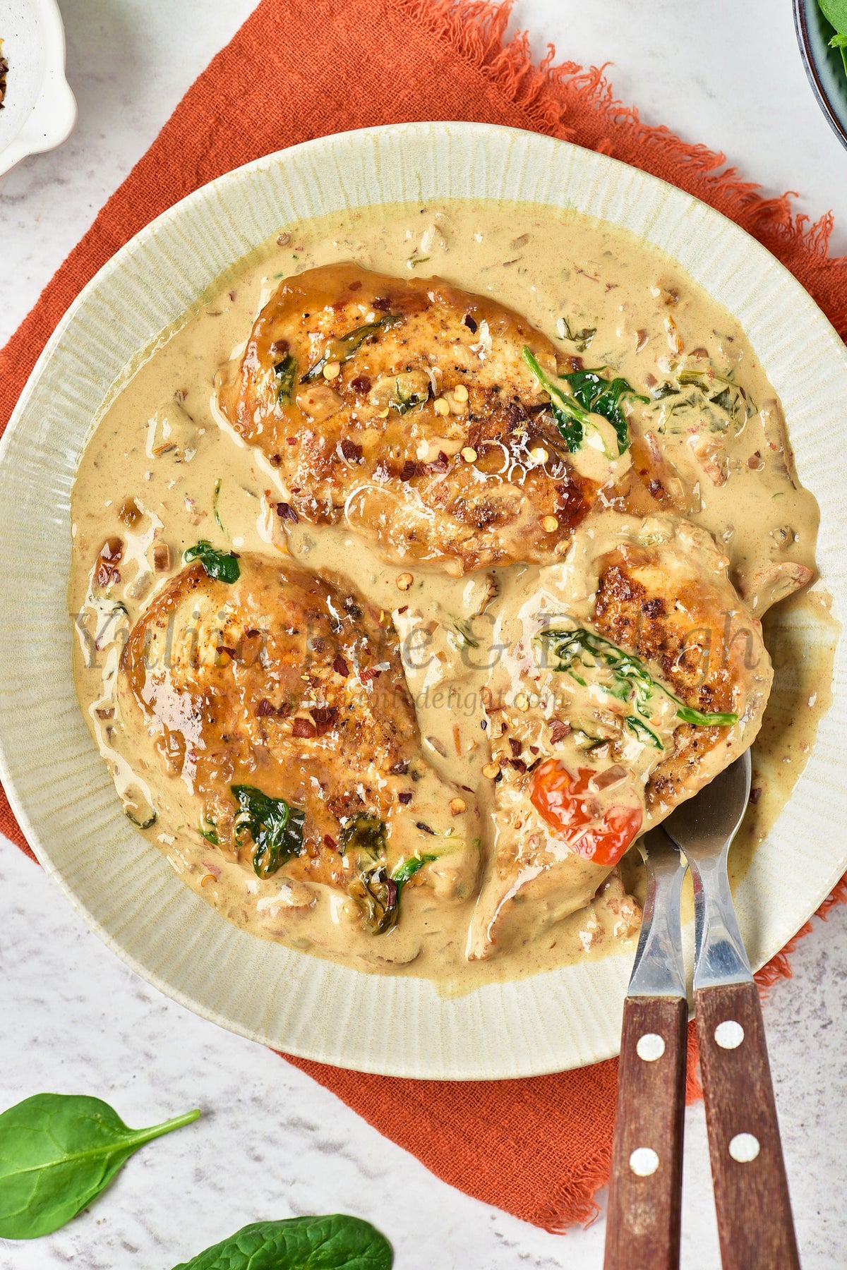 Tuscan Chicken - Set 5 of 5