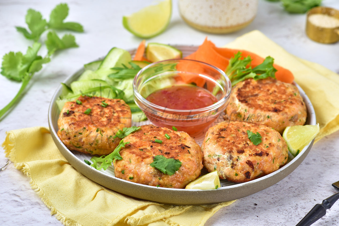 Thai Salmon Fish Cakes - Set 4 of 5